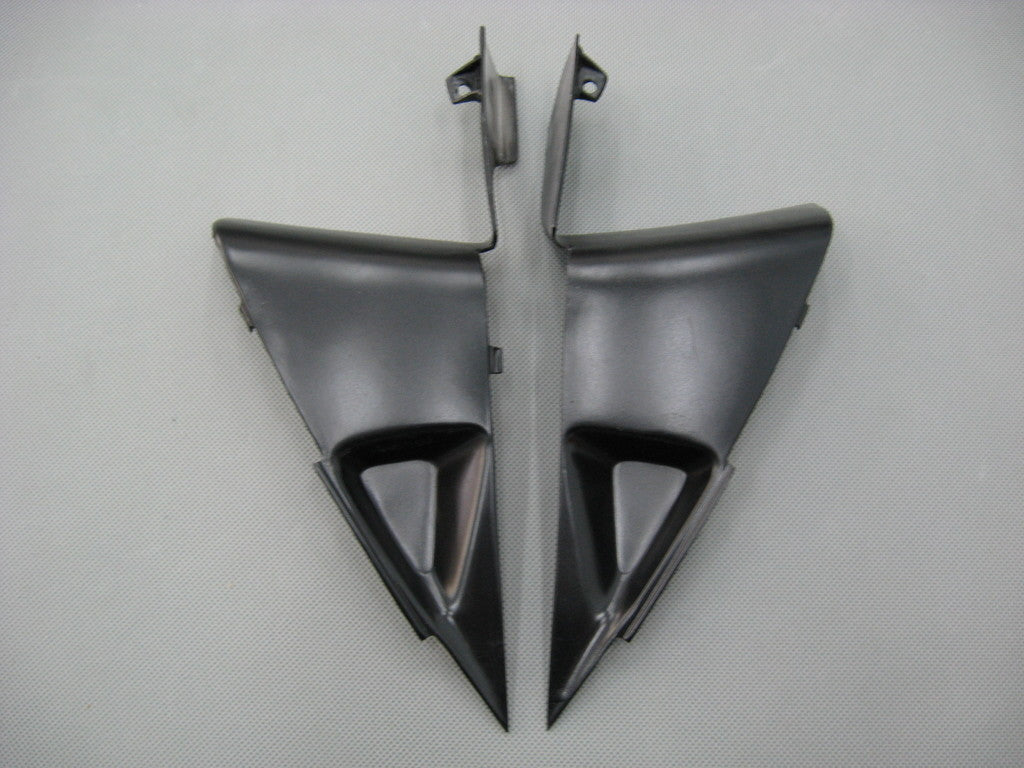 2007-2008 Honda CBR600 RR Amotopart Kit de carénage d'injection carrosserie plastique noir ABS #7