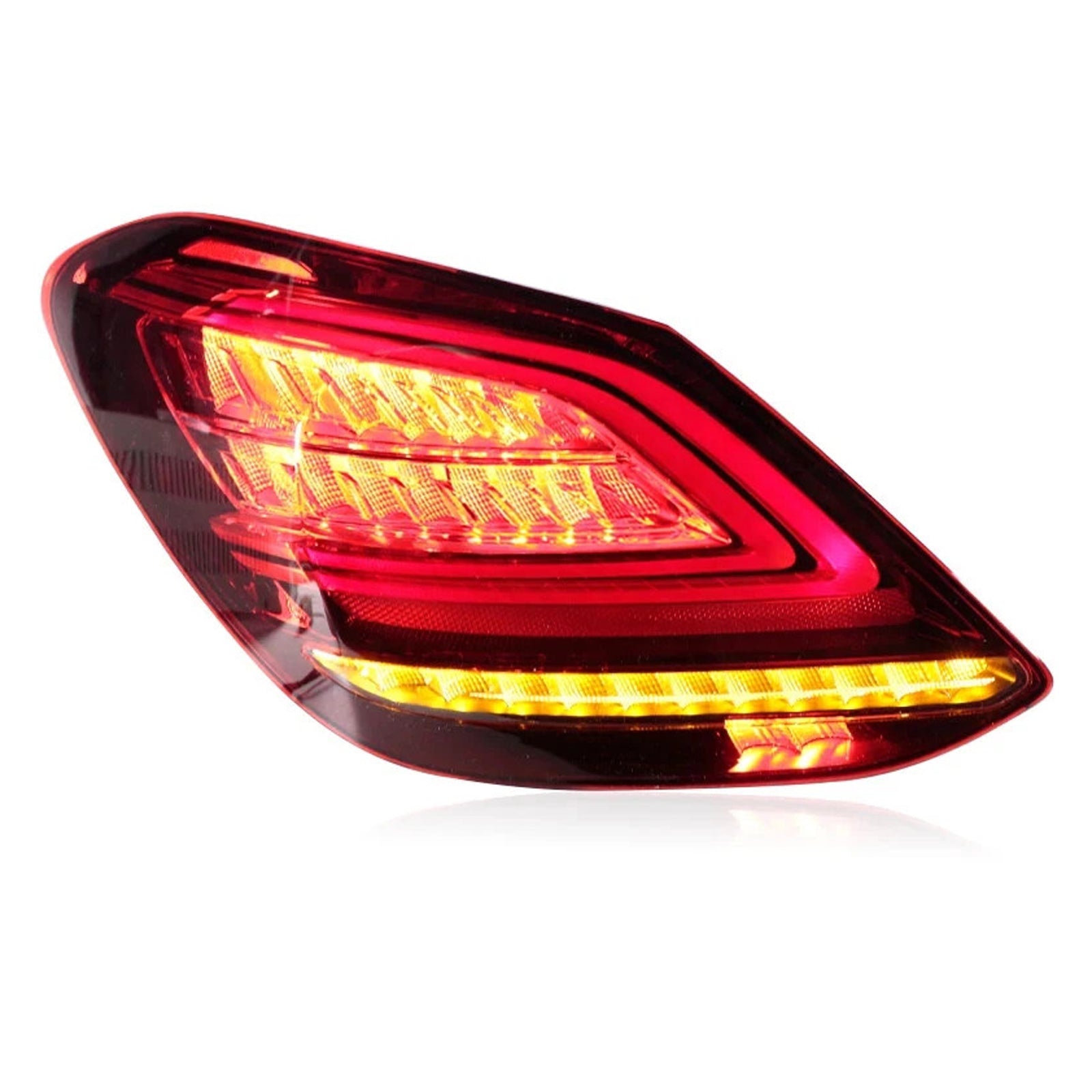 Left+Right LED Rear Tail Light Brake Lamp For Mercedes C-Class W205 2019-2021