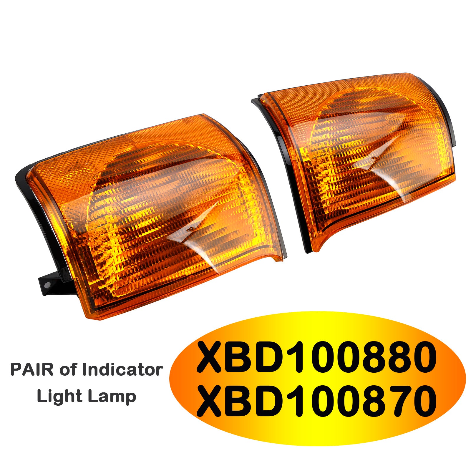PAIRE de voyants lumineux pour Land Rover Discovery 2 avant L/H N/S