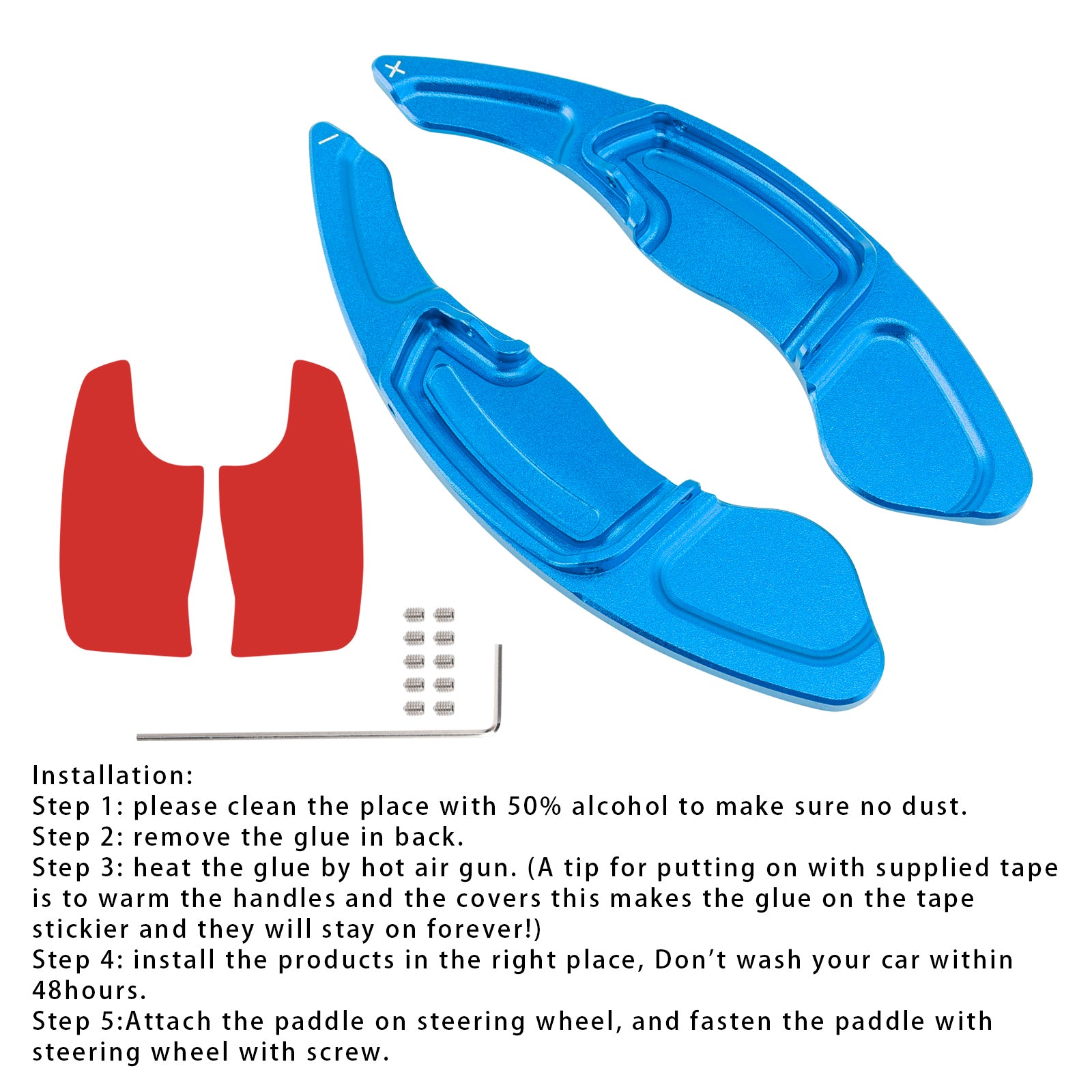 Ratthjulets skifterforlengelse for Acura MDX RDX TLX aluminium