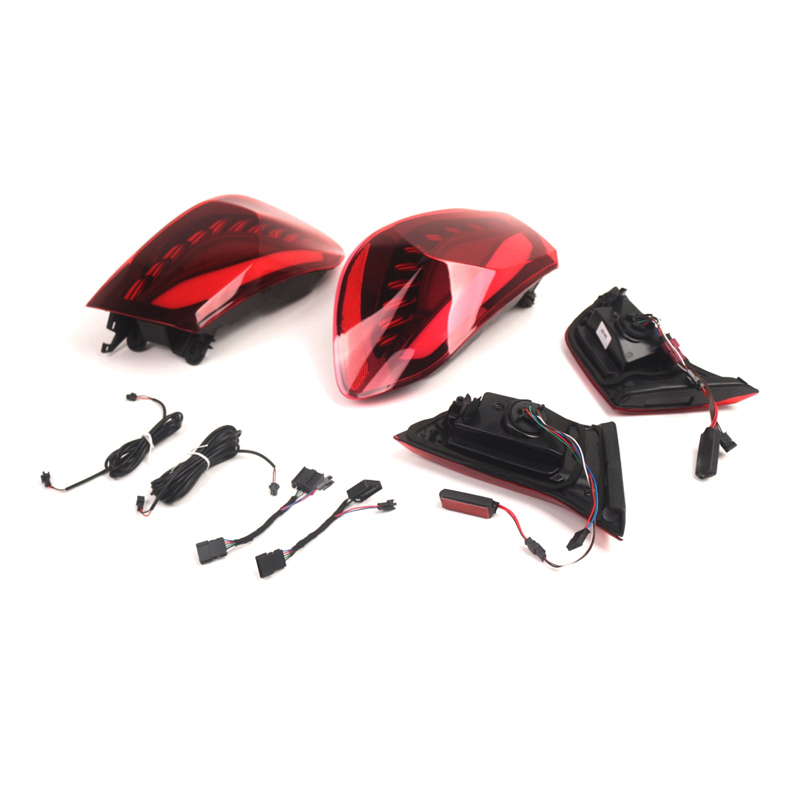 L&R Röda LED-bakljus Bakljusenhet För BMW 4 M4 GTS F32 F33 F82 F36 F83