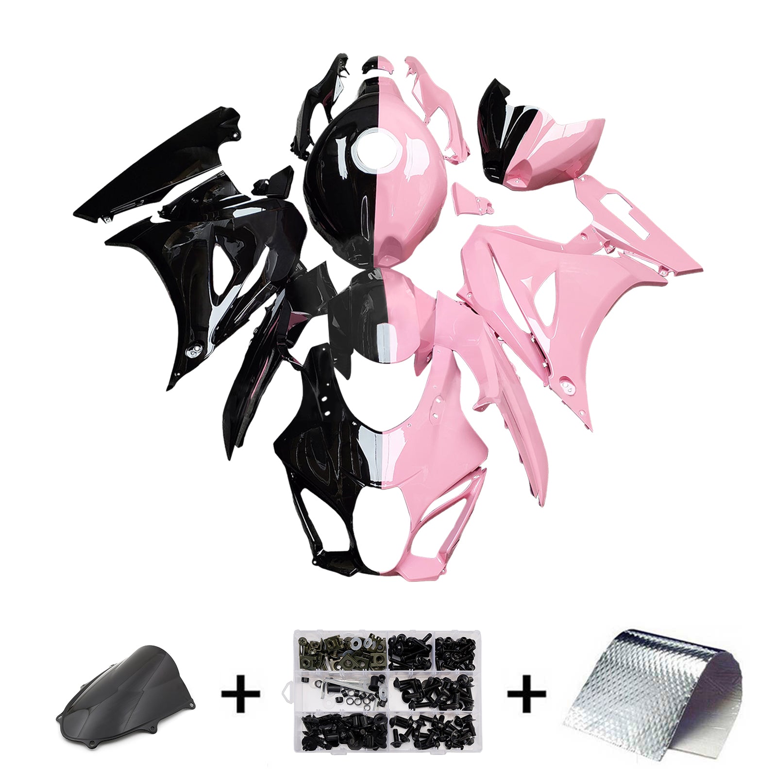2017-2025 Suzuki GSXR1000 K17 Kit de carenagem de injeção de injeção Plástico ABS #101