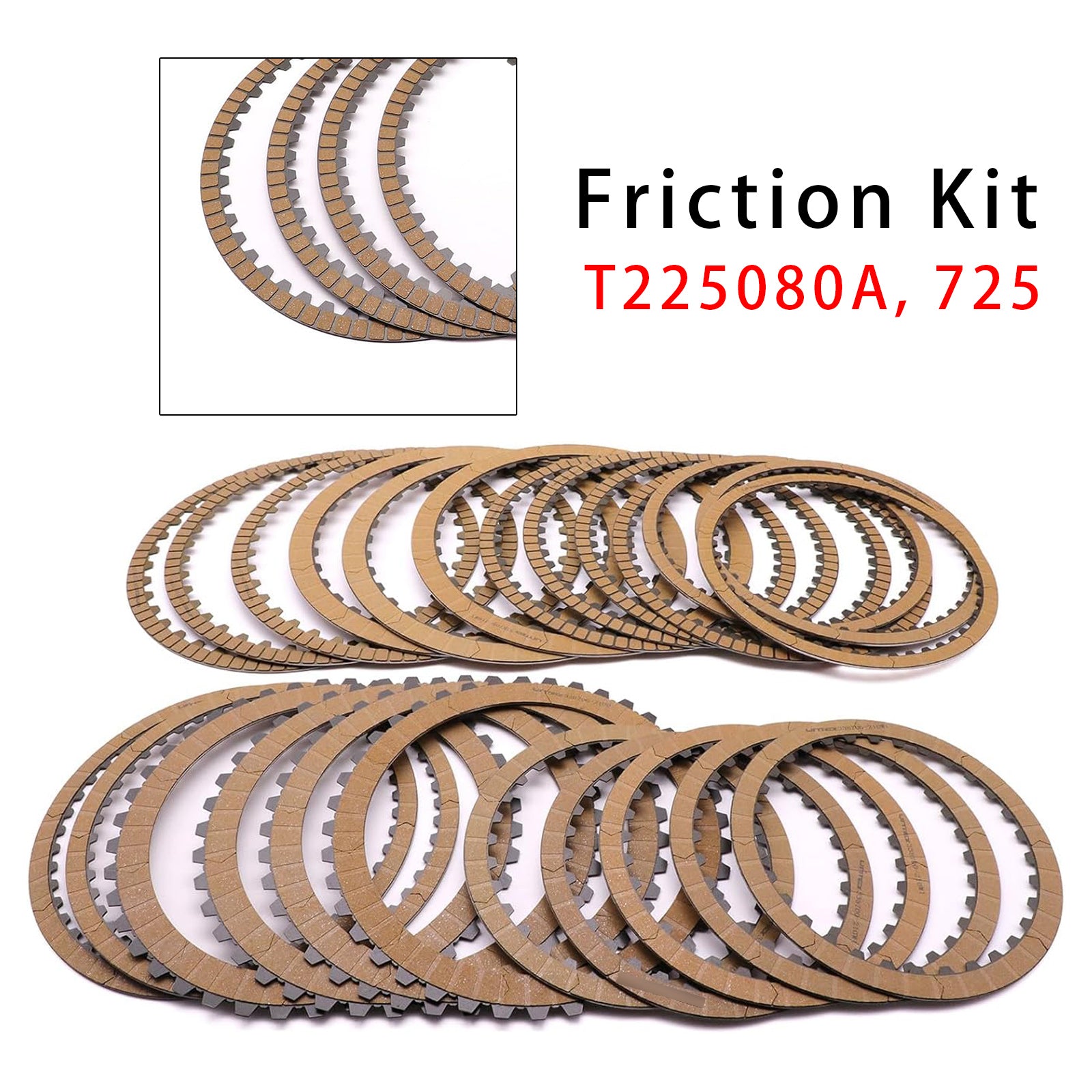 2016–present Mercedes Benz E-Class W213 Transmission Clutch Plate Friction Kit 24PCS 725 T225080A