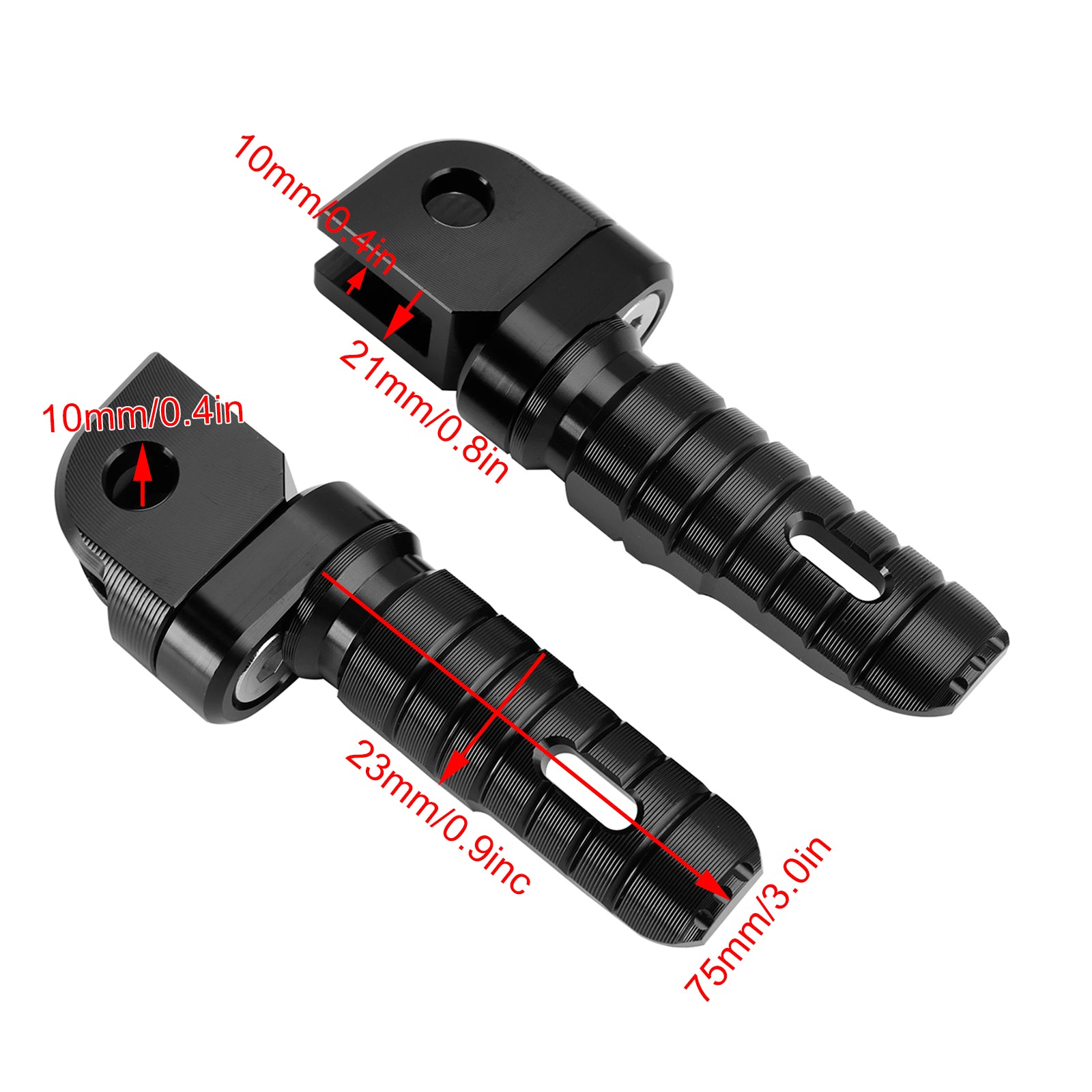 Repose-pieds avant pour KAWASAKI ZX-4R ZX-4RR 24-25 NINJA 400 2018-2024