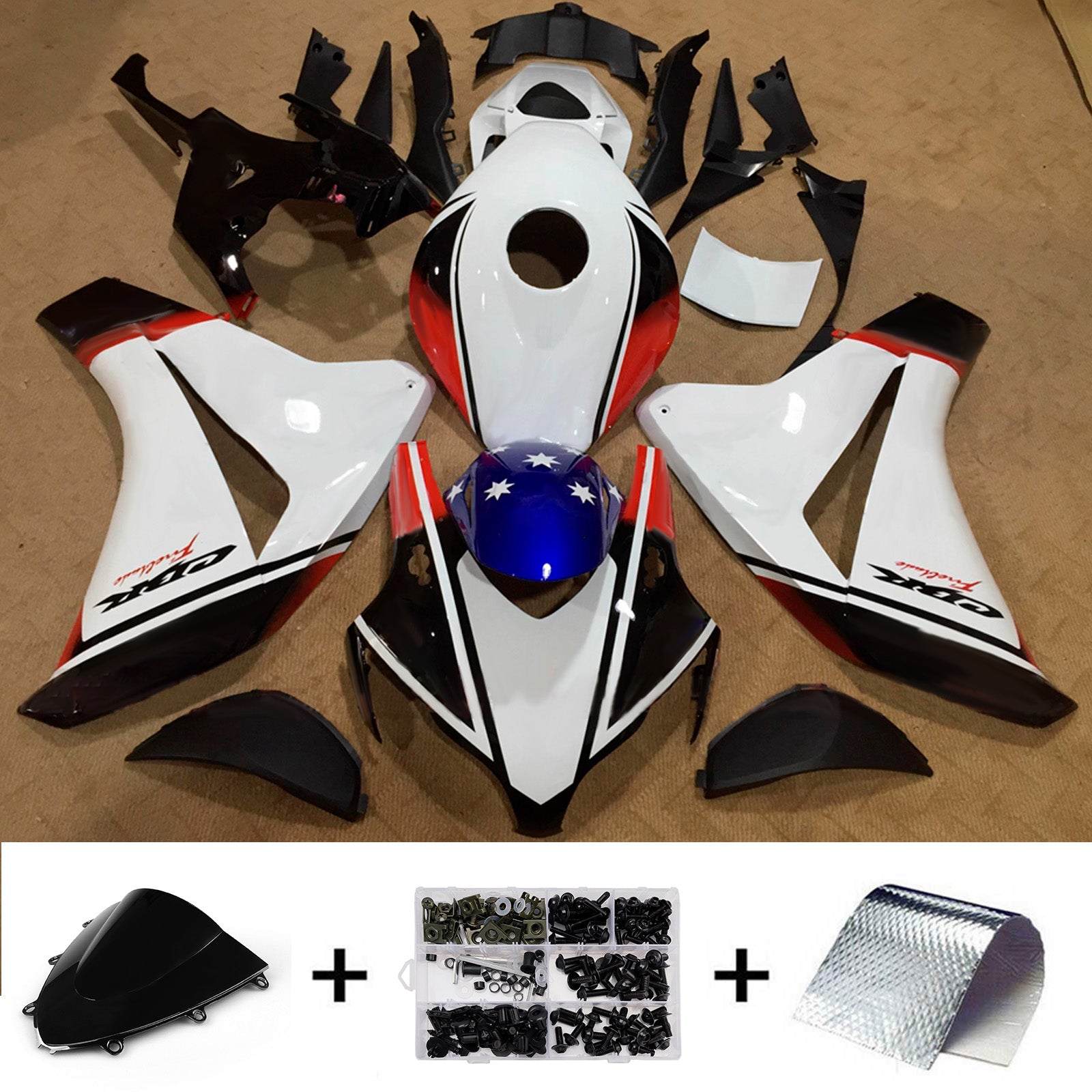 Injection Fairing Kit Bodywork Plastic ABS For Honda CBR1000RR 2008-2011