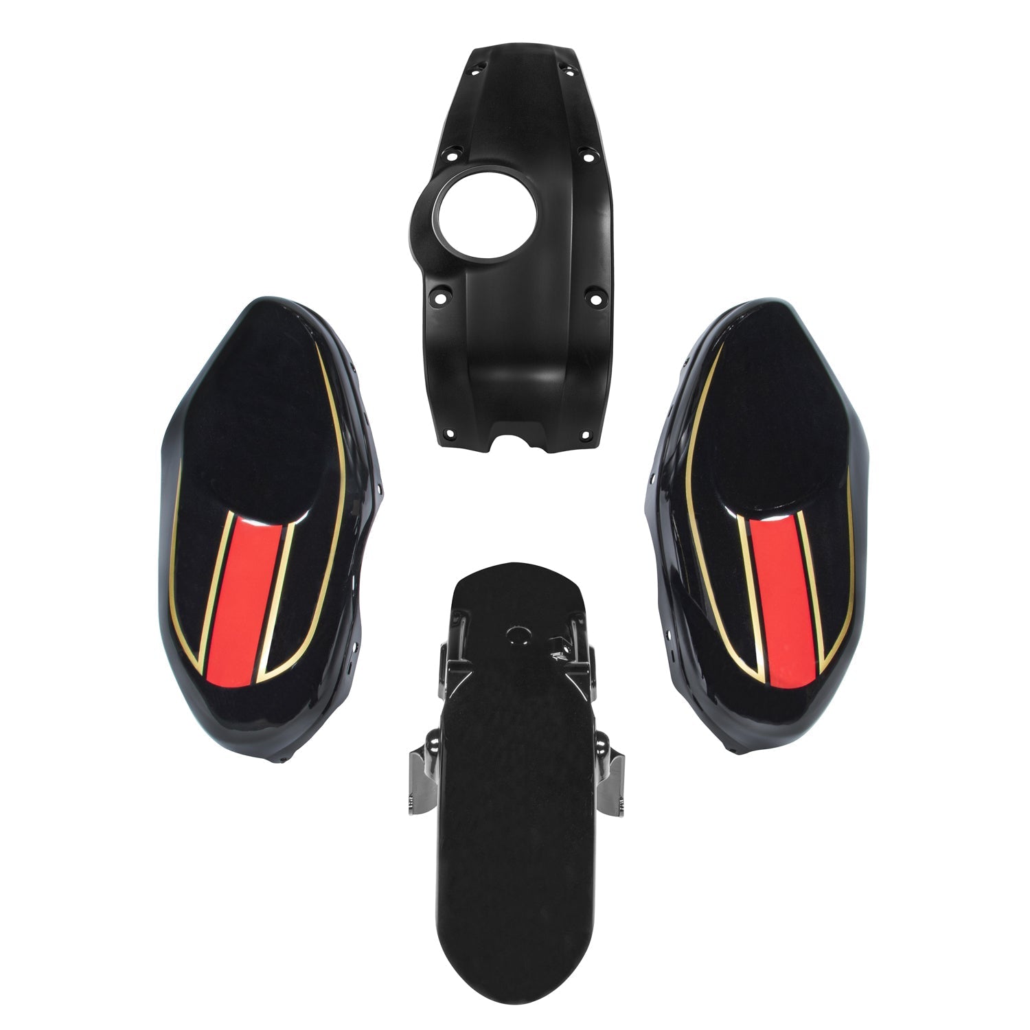 2016-2021 Yamaha XSR900 Injection ABS Kit de carénage de carrosserie en plastique 001 #