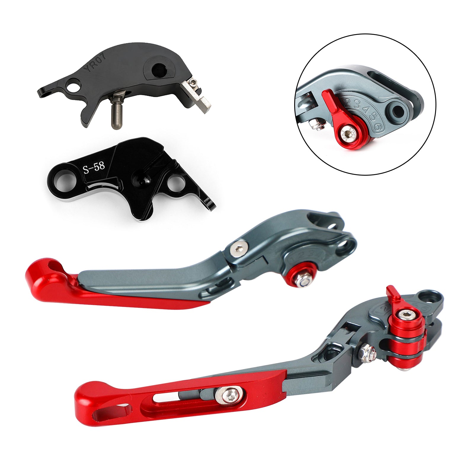 2022-2023 YAMAHA YZF R7 MT-10/SP FZ-10/SP Palanca de freno de embrague ajustable