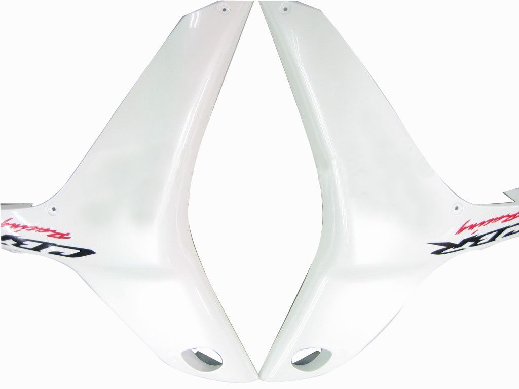 2007-2008 Honda CBR 600 RR White CBR Racing Fairings Generic