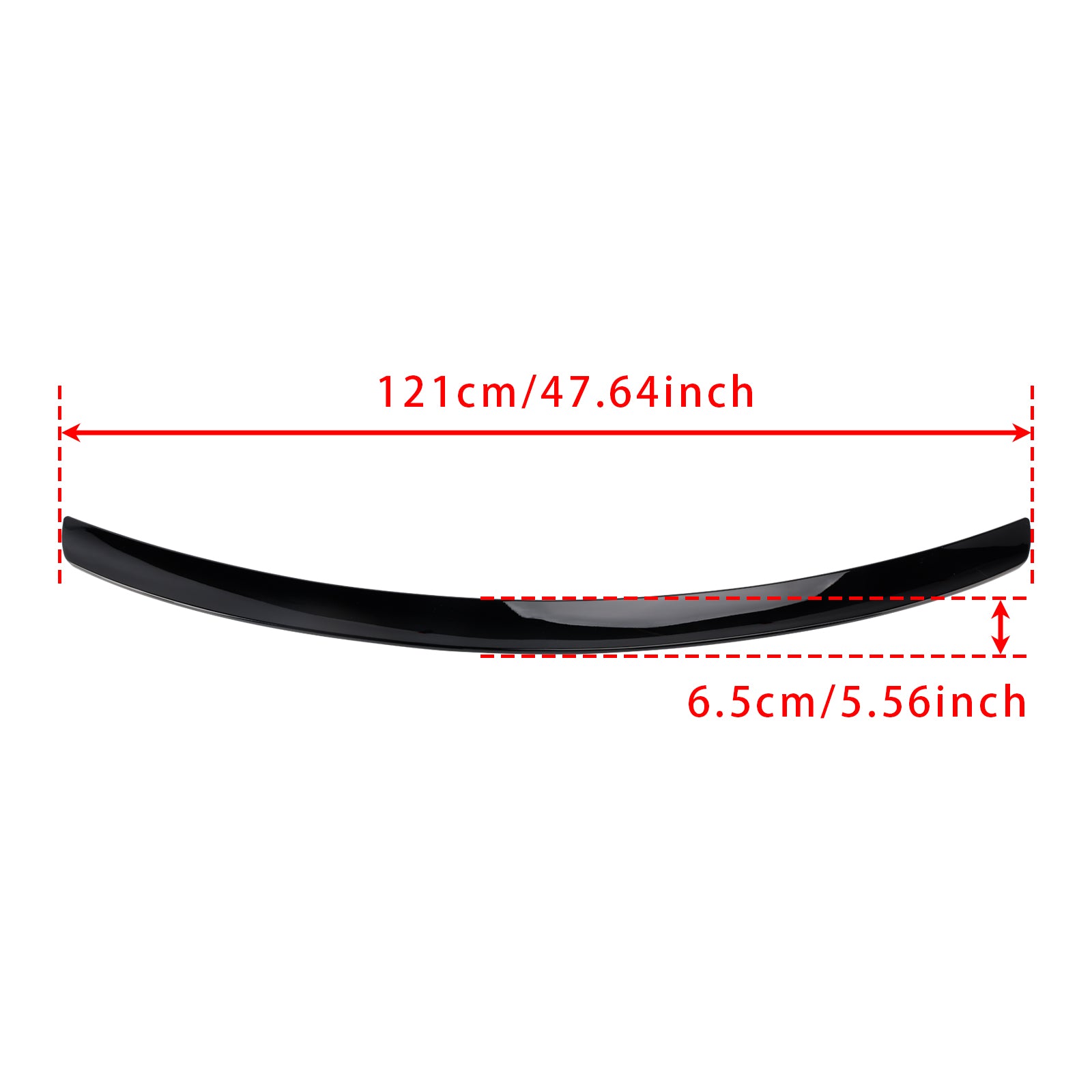 Mercedes-Benz CLS-Klasse 2005-2010 W219 AMG Style Gloss Black Achterspoiler