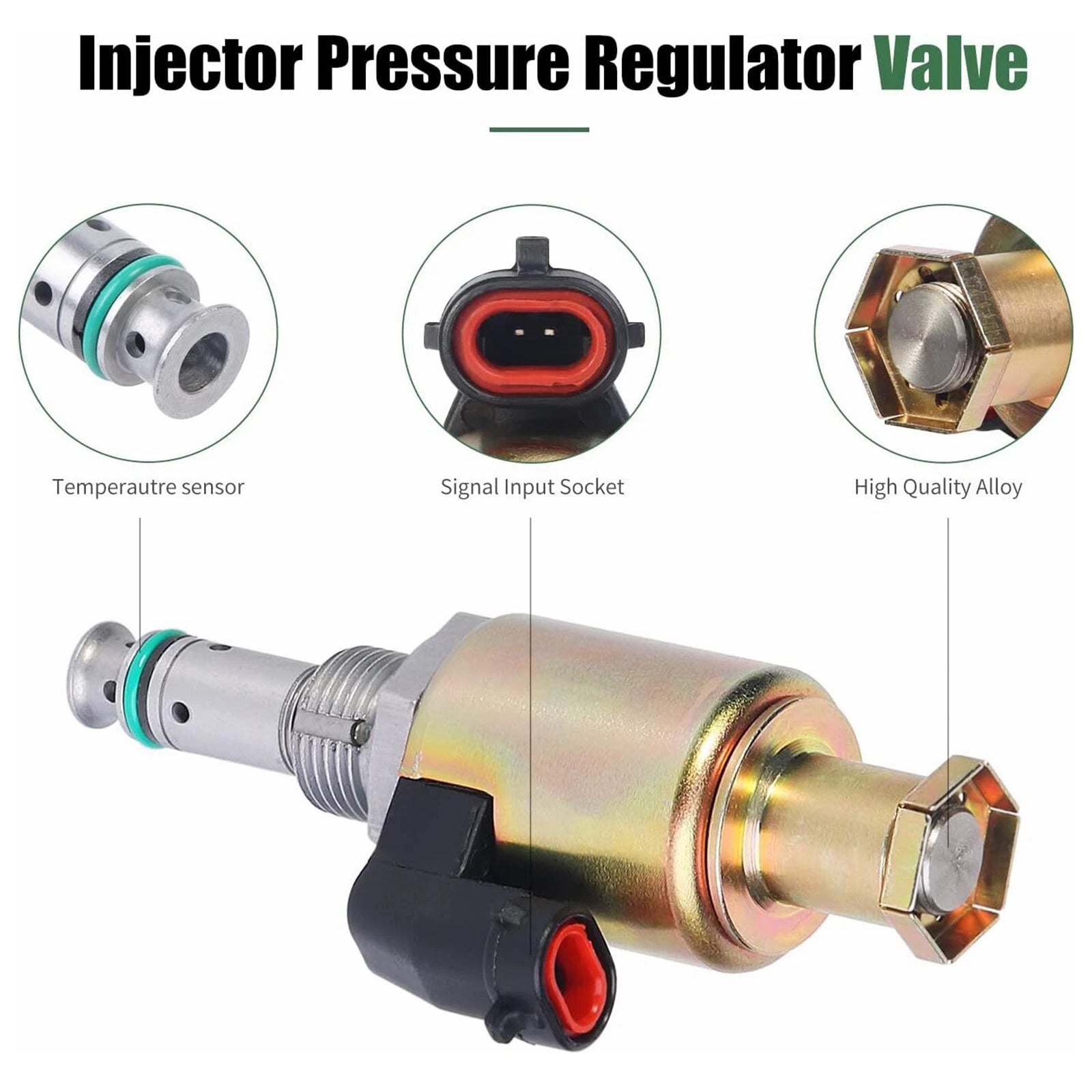 Valve de régulateur de pression d'injection IPR F81Z-9C968-AB pour Ford 7.3L PowerStroke