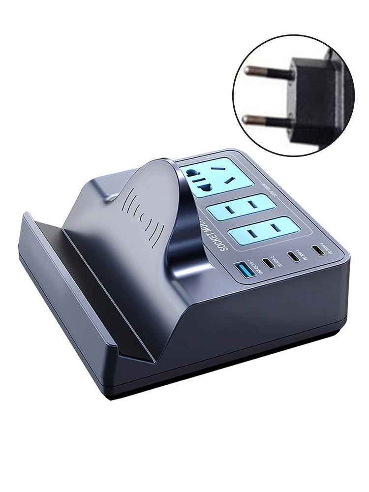 140W Smart Wireless Fast Charge Socket High Power PD100W Notatbok QC Lading av mobiltelefonlader EU -plugg