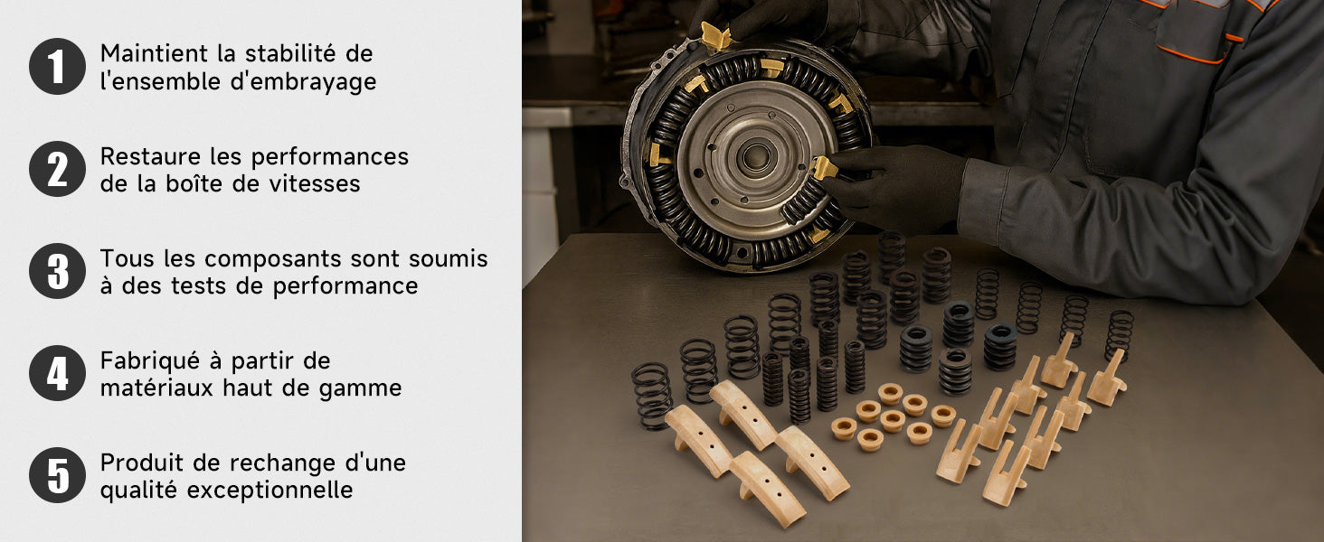 6DCT450 växellåda kopplingshållare fjädrar reparationssats för Ford -modeller MPS6