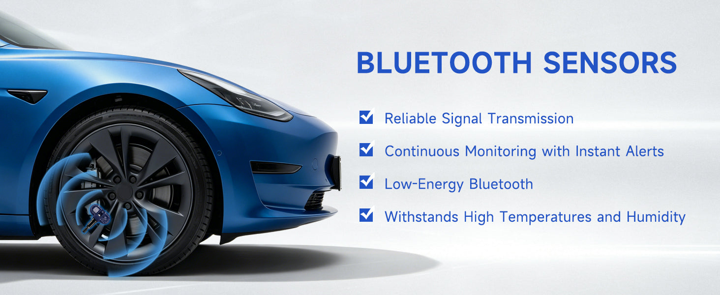 2021-2024 Tesla Model X 4Pcs Bluetooth TPMS Tire Pressure Sensor