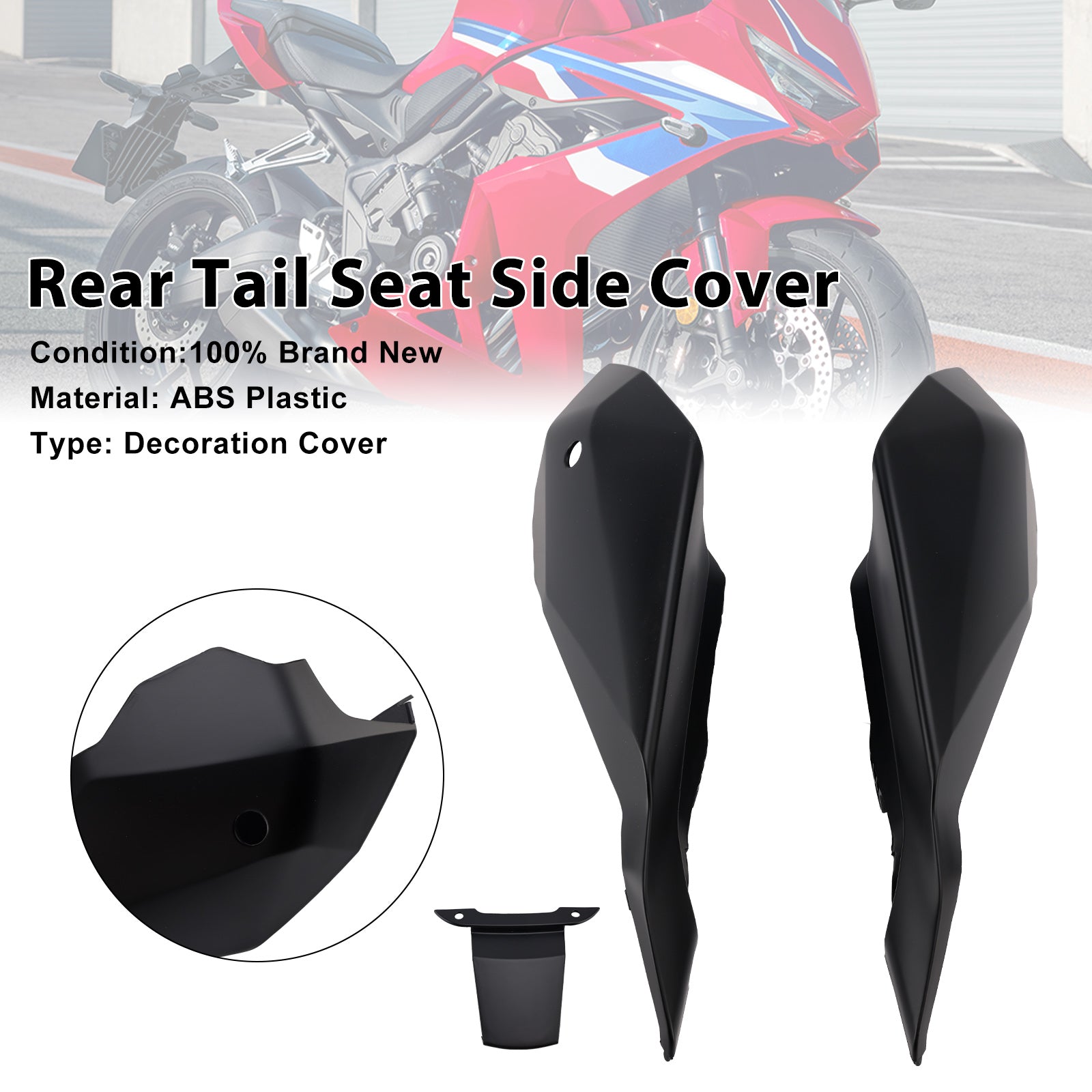 2024-2025 HONDA CBR650R CB650R Zadné chvostové sedadlá na strane krytu