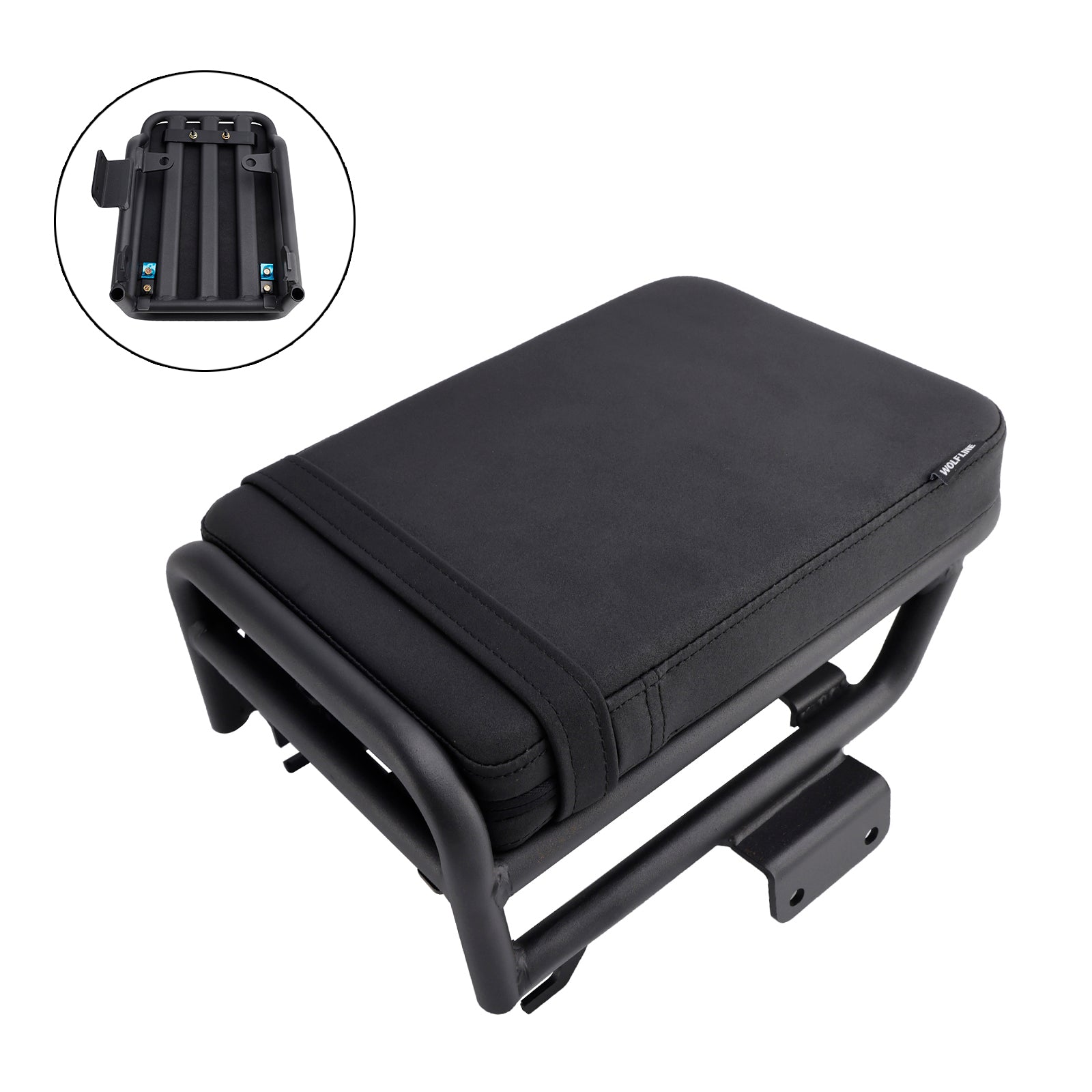 2020-2023 Honda CT125 Hunter Cub 125 Baksätet Passagerarkudde platt PU svart