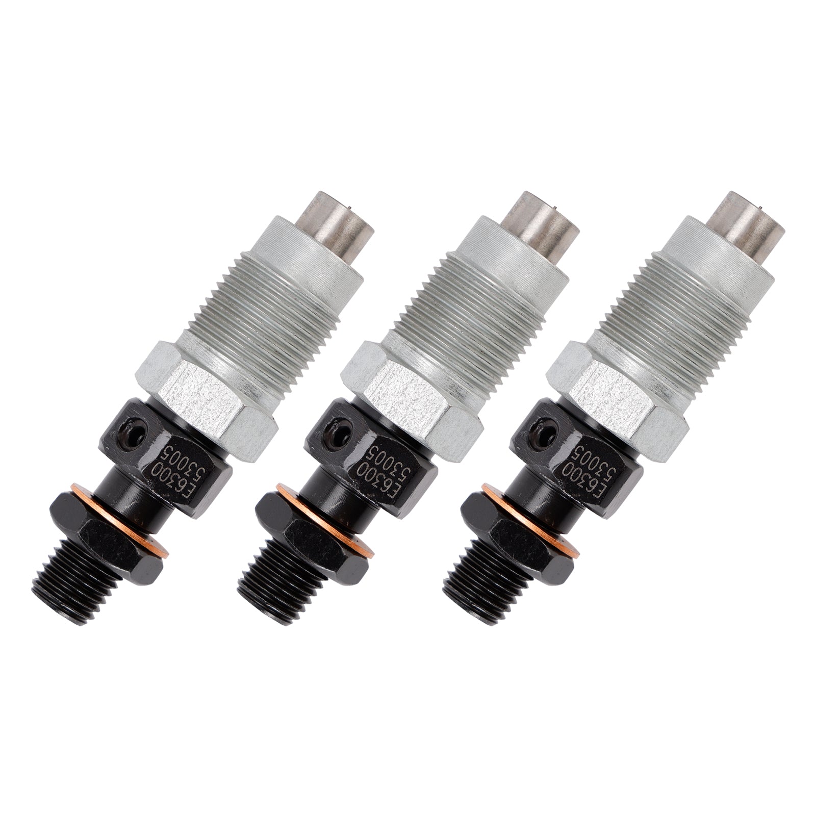3Pcs Fuel Injector For Kioti Tractors Daedong DK45 CK22 E6300-53004 E6300-53005
