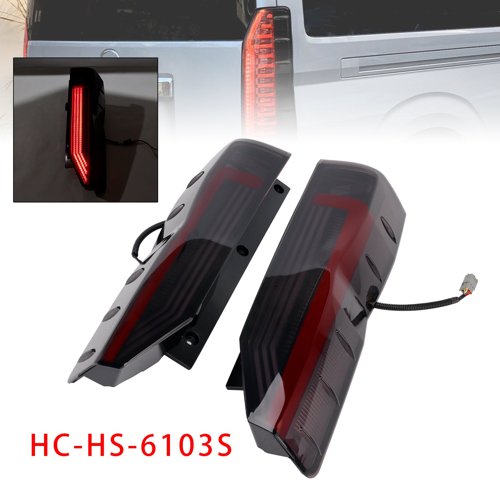2019-2023 Toyota Hiace 6th H300 Left+Right LED Tail Light Assembly