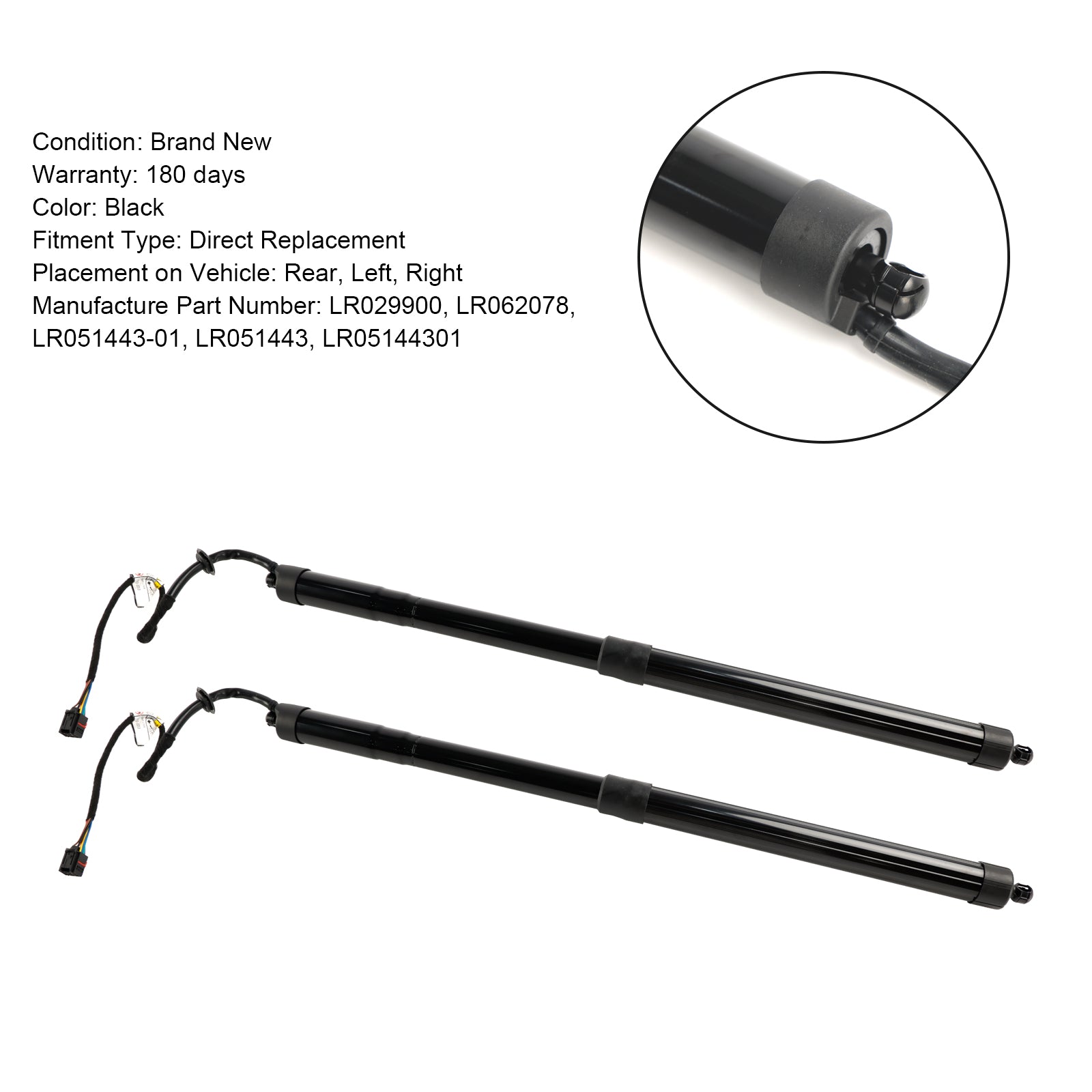 2010-2013 Land Rover Range Rover Sport L320 2010-2013Range Rover Sport L320 2PCS Tailgate Gas Strut Electric LR051443