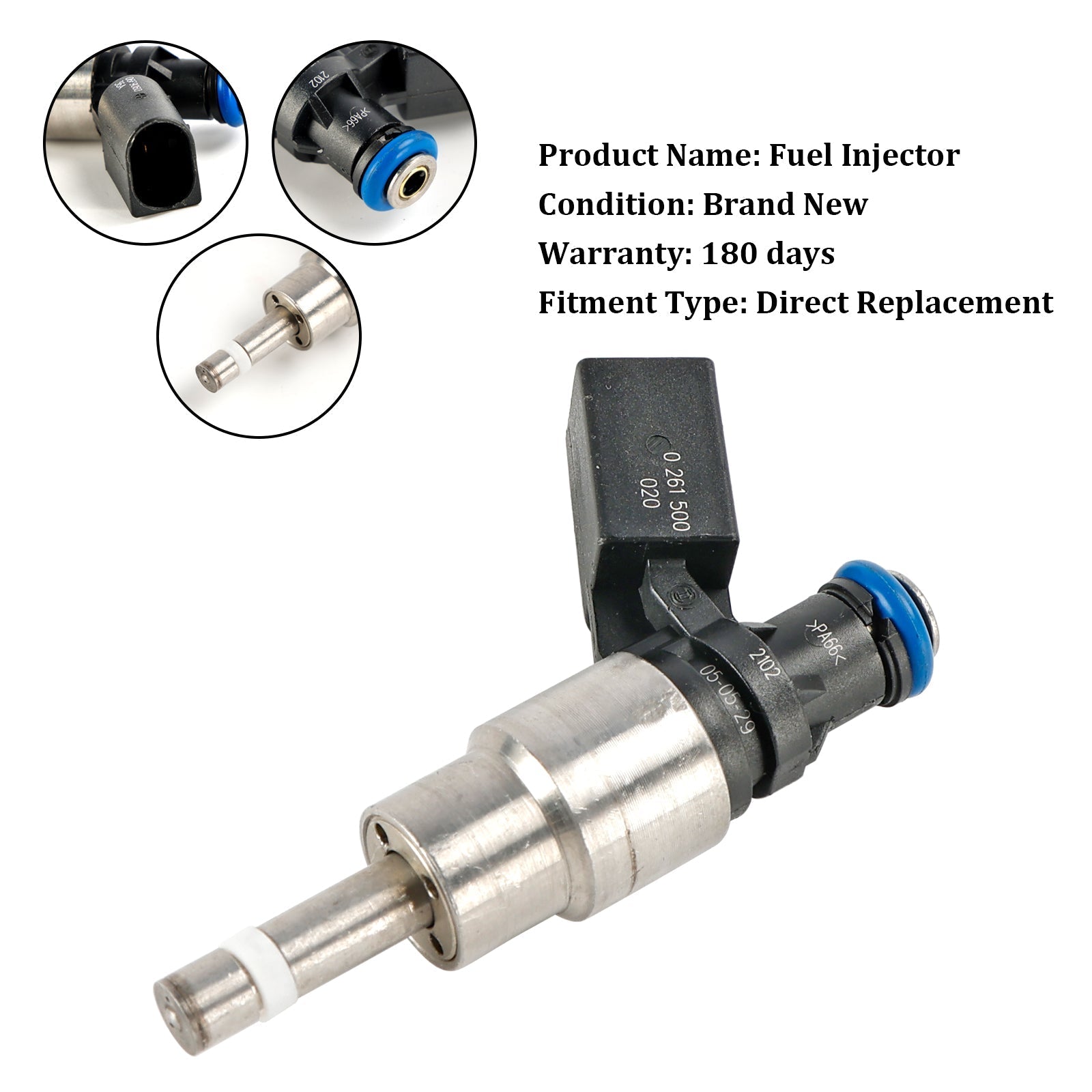 2008-2009 Audi TT 2.0L I4 1 pièces injecteur de carburant 06F906036A