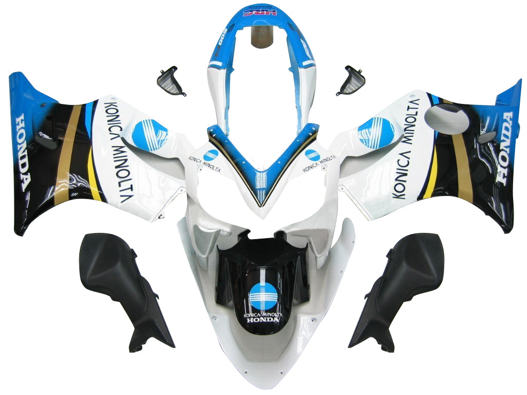 2004-2007 Honda CBR 600 F4i meerkleurige Konica Minolta Racing stroomlijnkappen algemeen