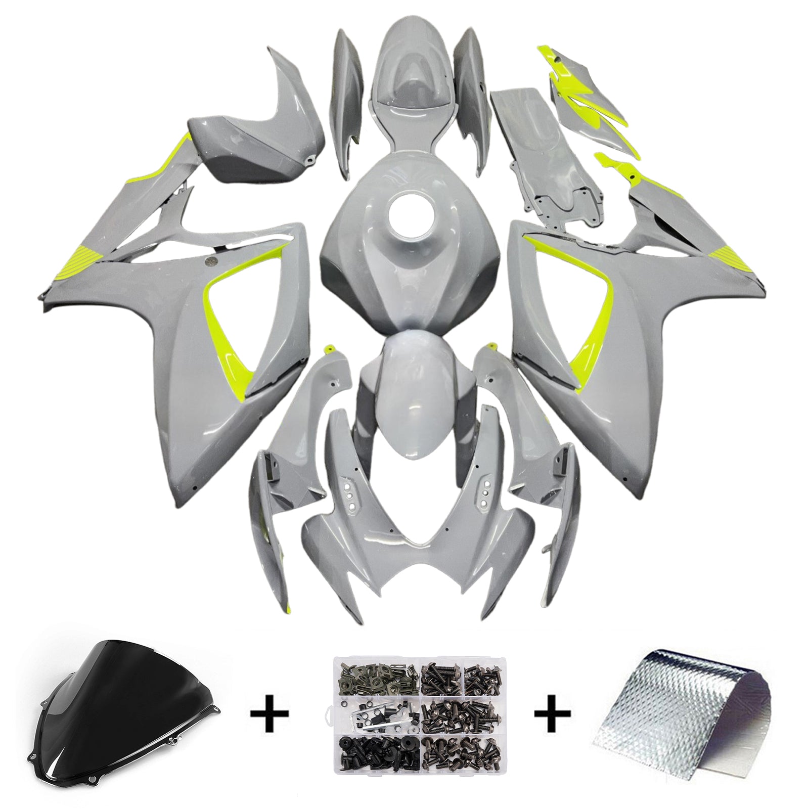 Kit de carénage injection Bodywork Abs en plastique pour Suzuki GSXR 600/750 2006-2007 K6