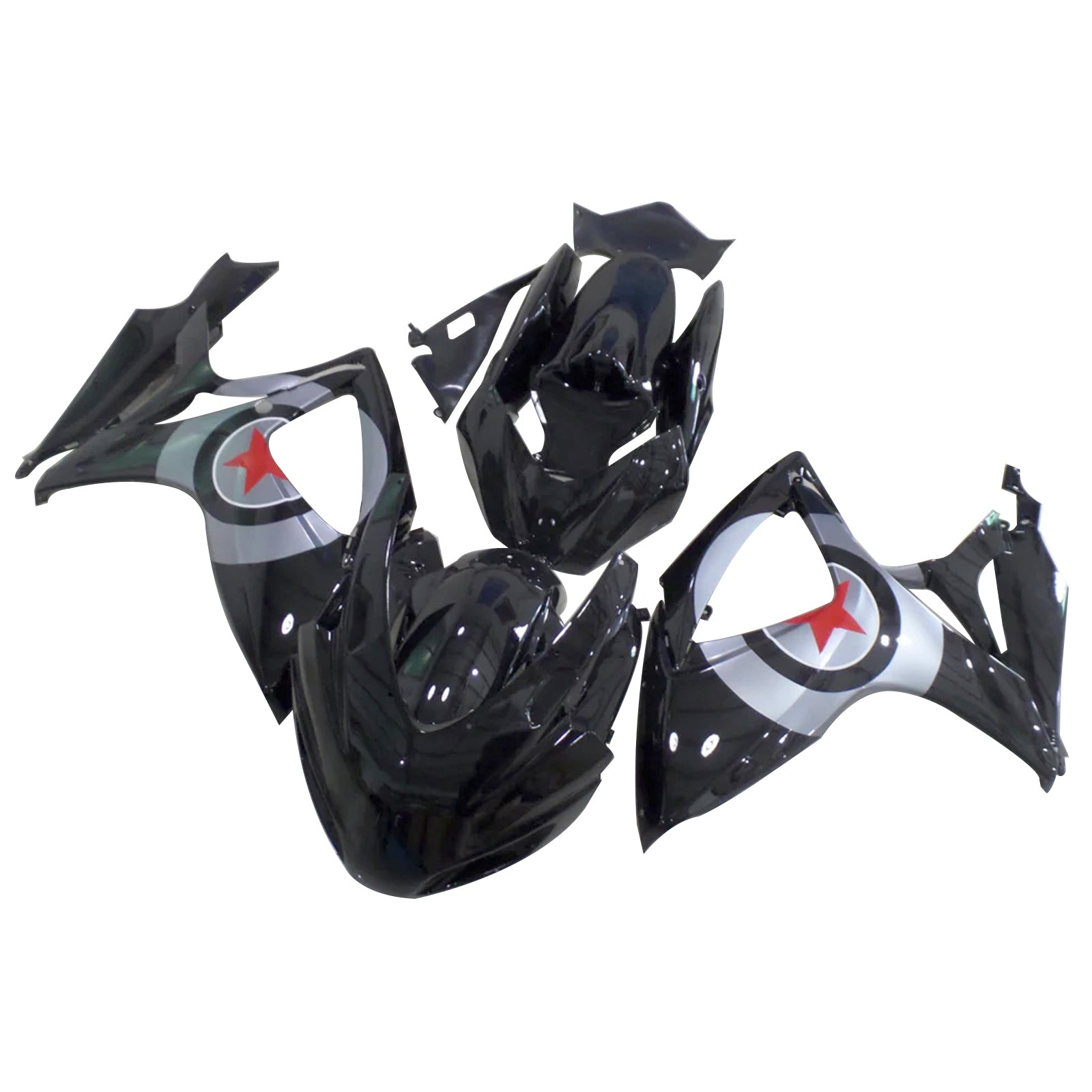 2006-2007 Suzuki GSXR 600/750 K6 Injection Fairing Kit Bodywork Plastic ABS