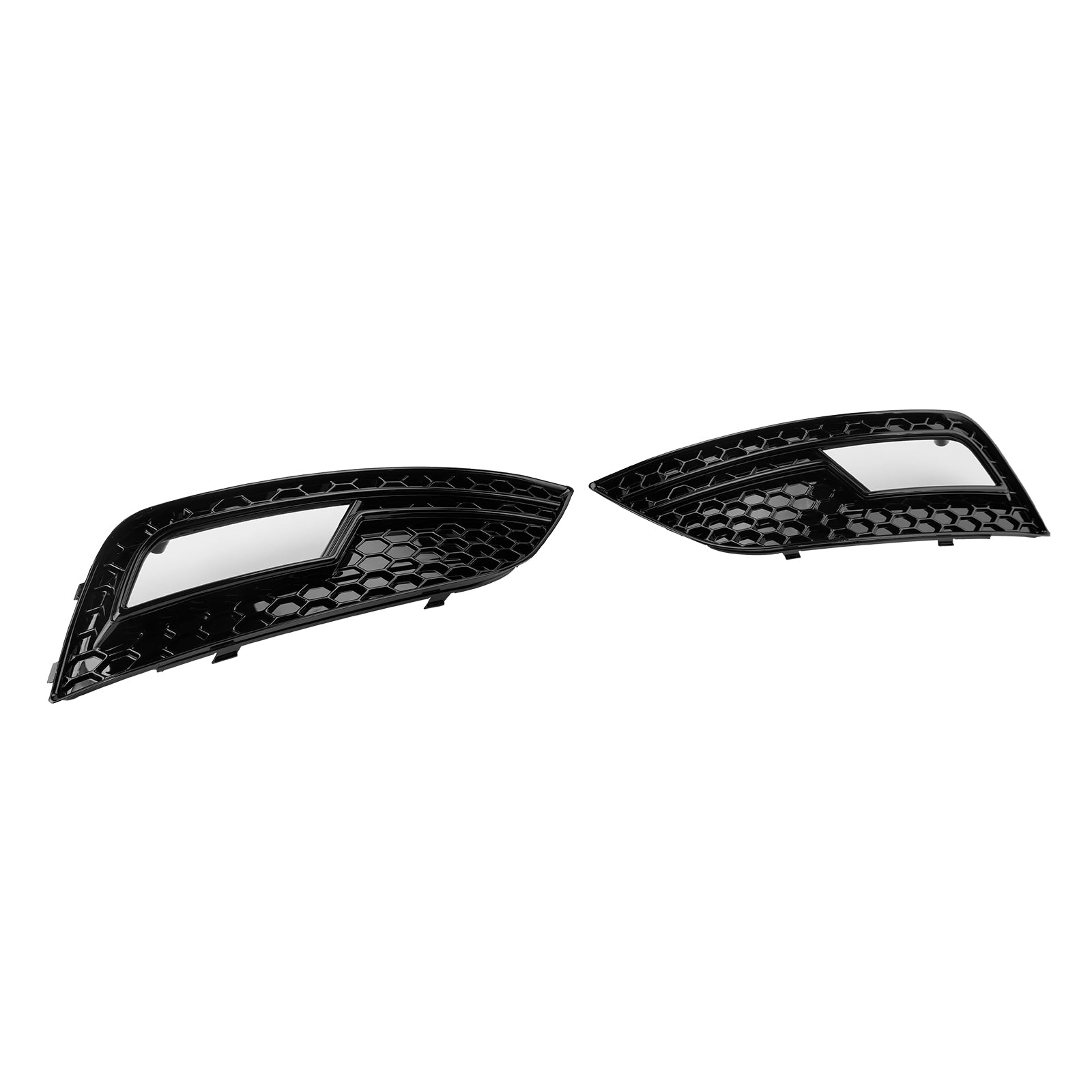 2013-2015 Audi A4 B8.5 Zwarte mistlampafdekking Grille standaardbumper