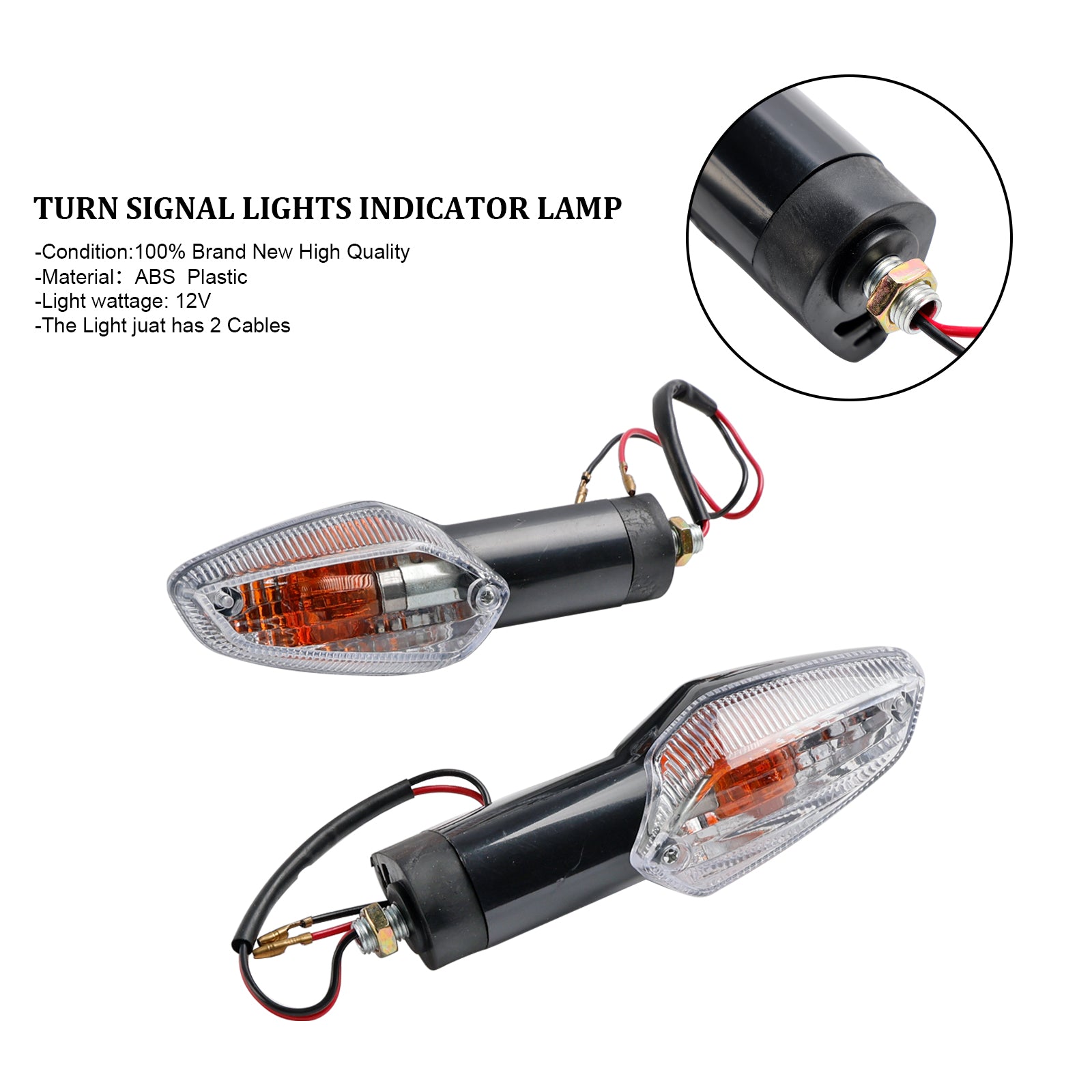 Turn Signal Lights Indicator Lamp For Honda CBR 250R 300R CBF 125 150