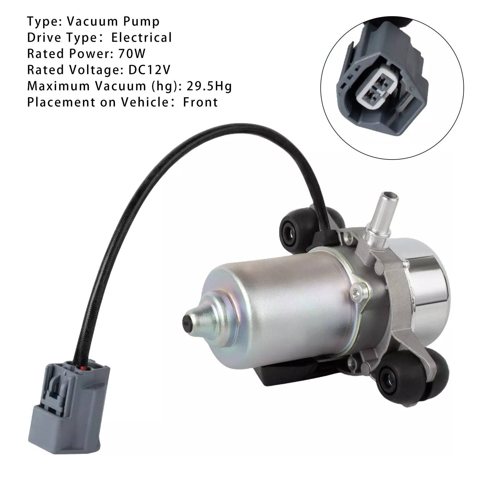 Power Brake Booster Auxiliary Electric Vacuum Pump Assembly For Volvo