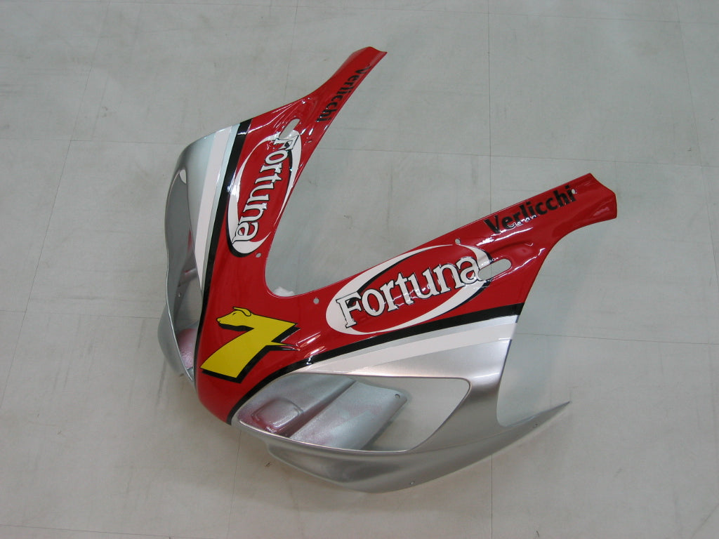 1998-1999 Yamaha YZF-R1 Rood Zilver Nr.7 Fortuna Racing Amotopart Stroomlijnkappen Douane kuip