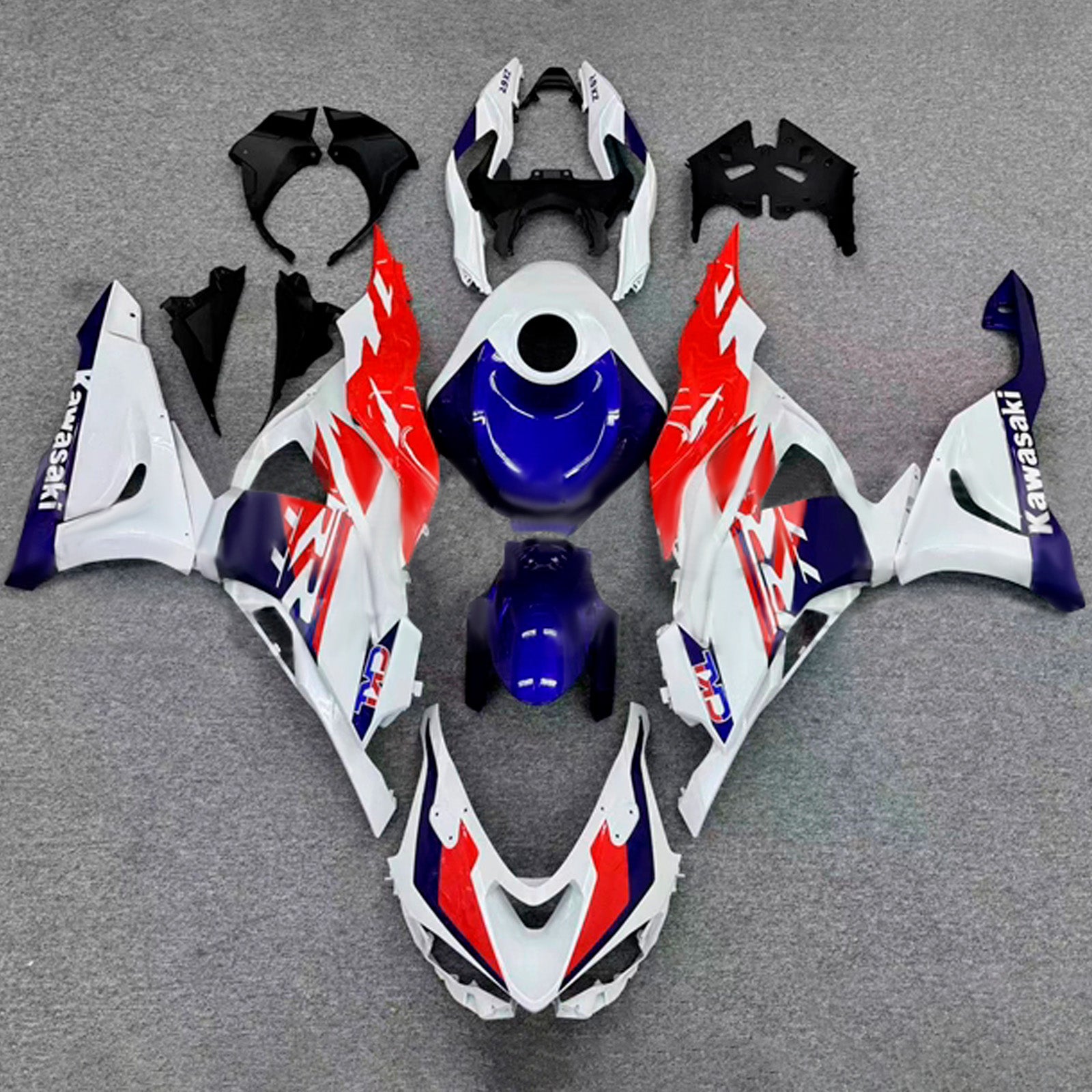 Kit carenatura iniezione carrozzeria in plastica ABS adatta per Kawasaki ZX-6R 2024-2025