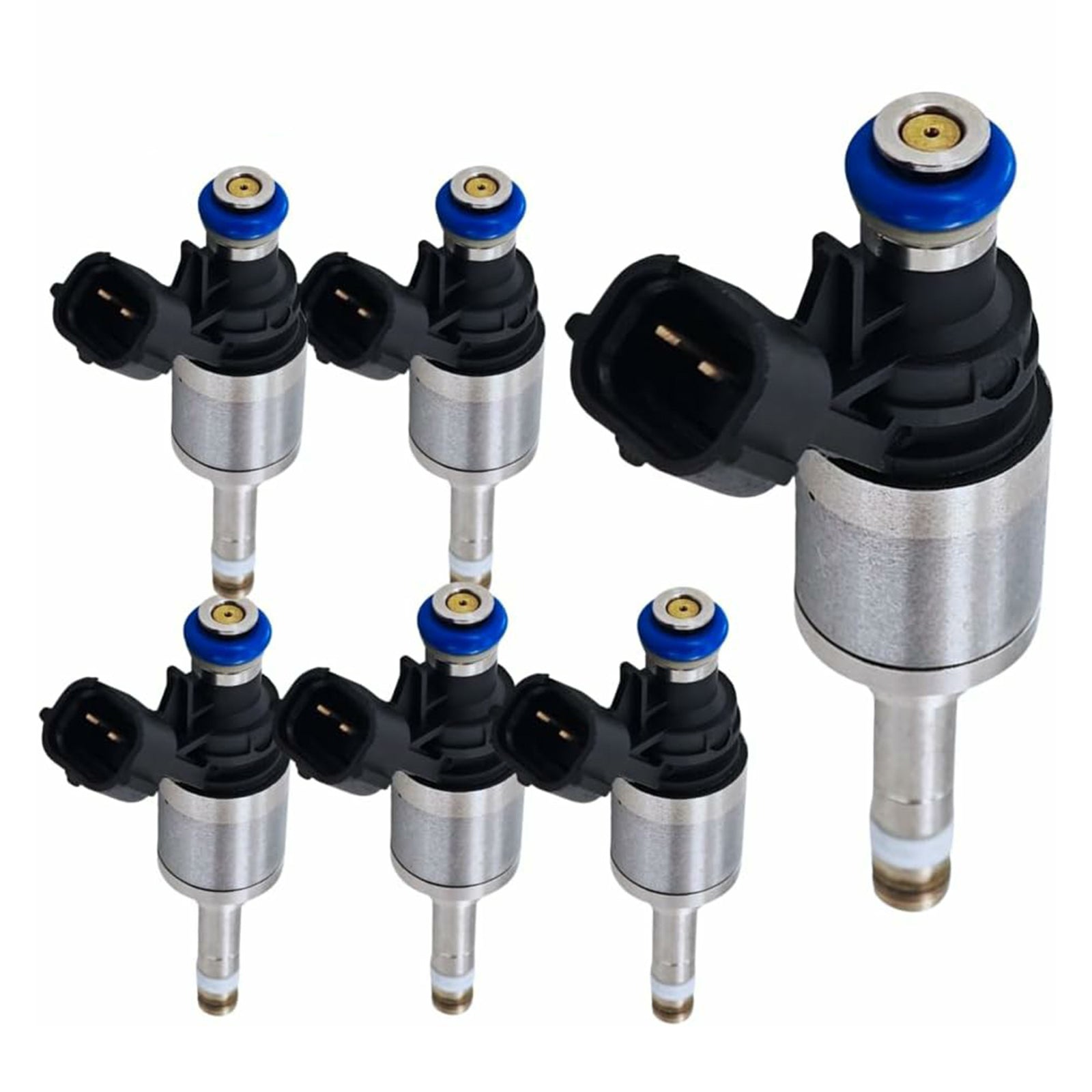 6Pcs Fuel Injector For Nissan Pathfinder Infiniti QX60 17-20 V6 3.5 16600-6KA0A