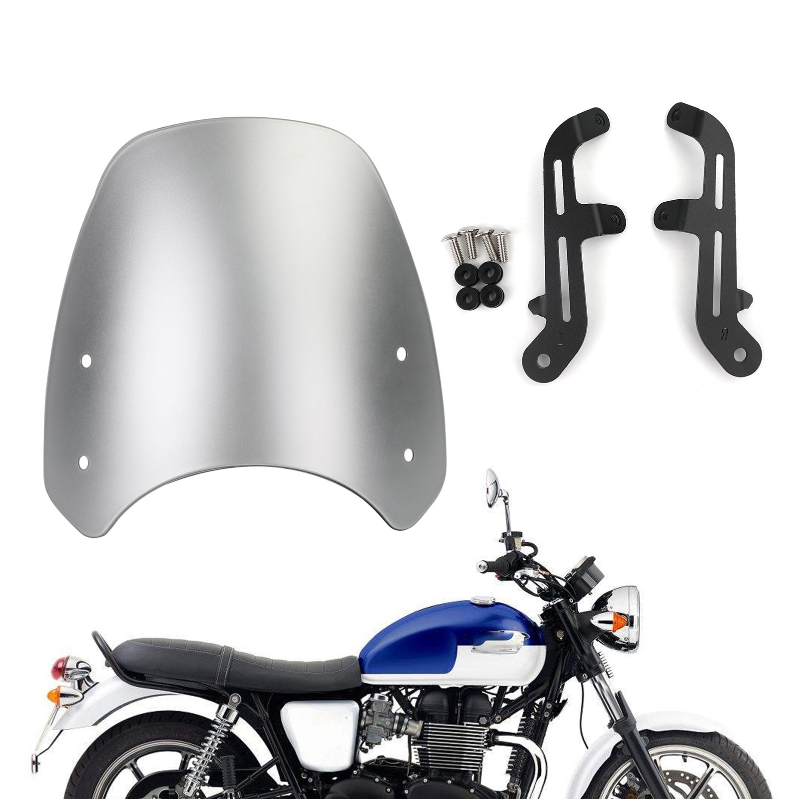 ABS Plastic Motor Windshield WindScreen for Triumph Bonneville T100 T120