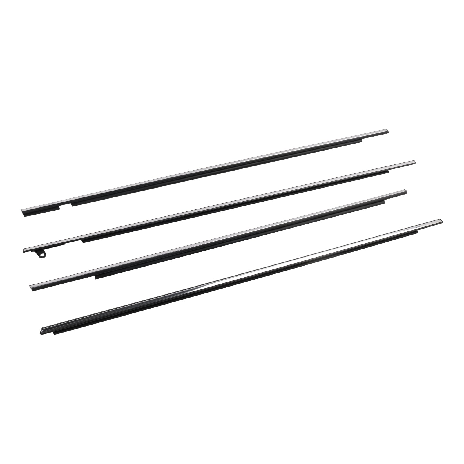 2009-2016 TOYOTA VENZA 4PCS CROMO EXTERIOR DO JANDA MOLIFICAÇÃO DE WEATHERSTRIP 757120T010