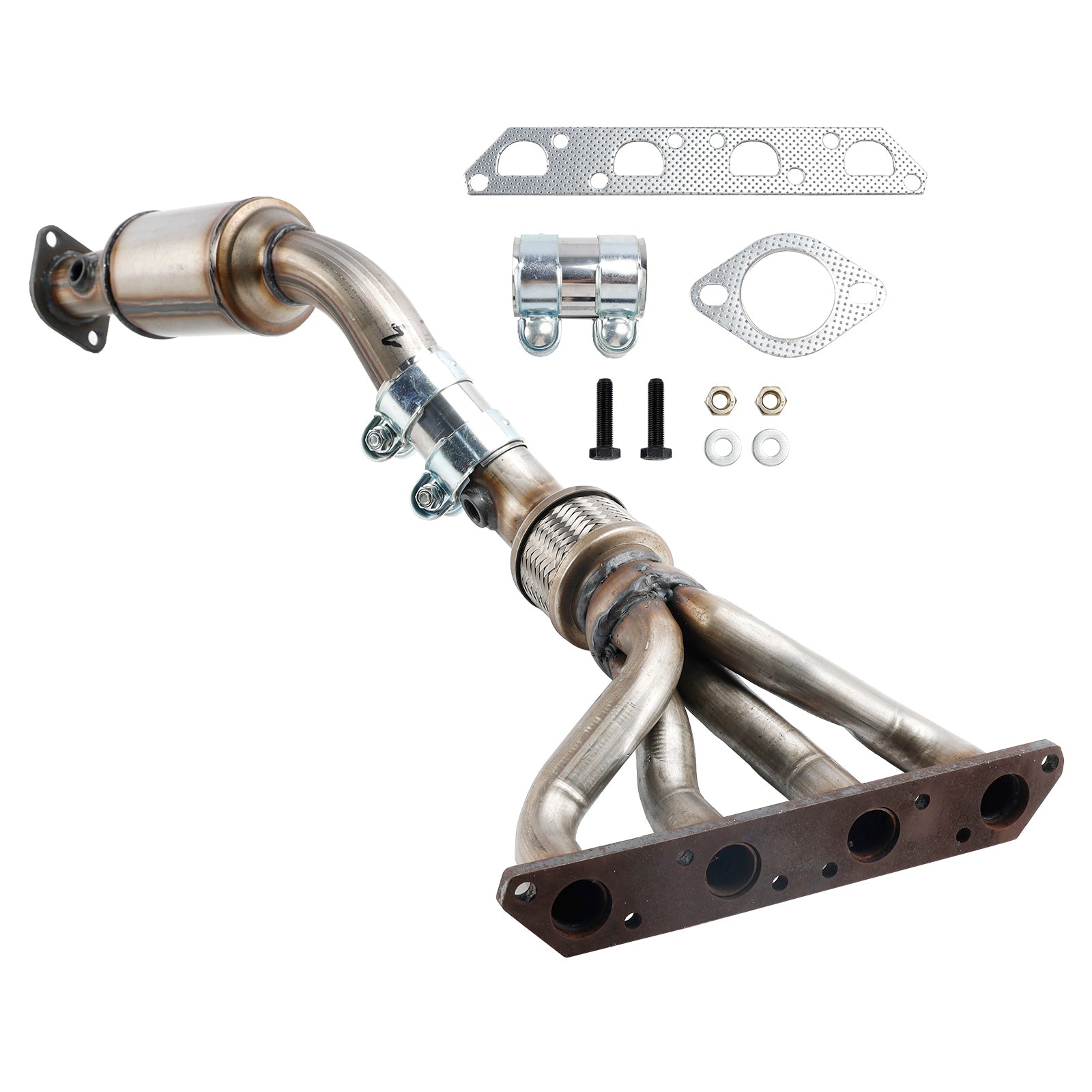 03/2006-09/2006 MINI (R50, R53) John Cooper Works Hatchback Petrol FWD 160KW Catalytic Converter Type Approved + Fitting Kit