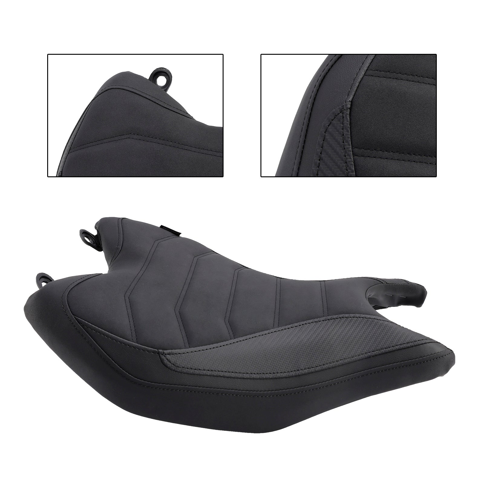 2024-2025 Triumph Daytona 660 Asiento delantero Raider Cojín del conductor Parte superior de poliuretano