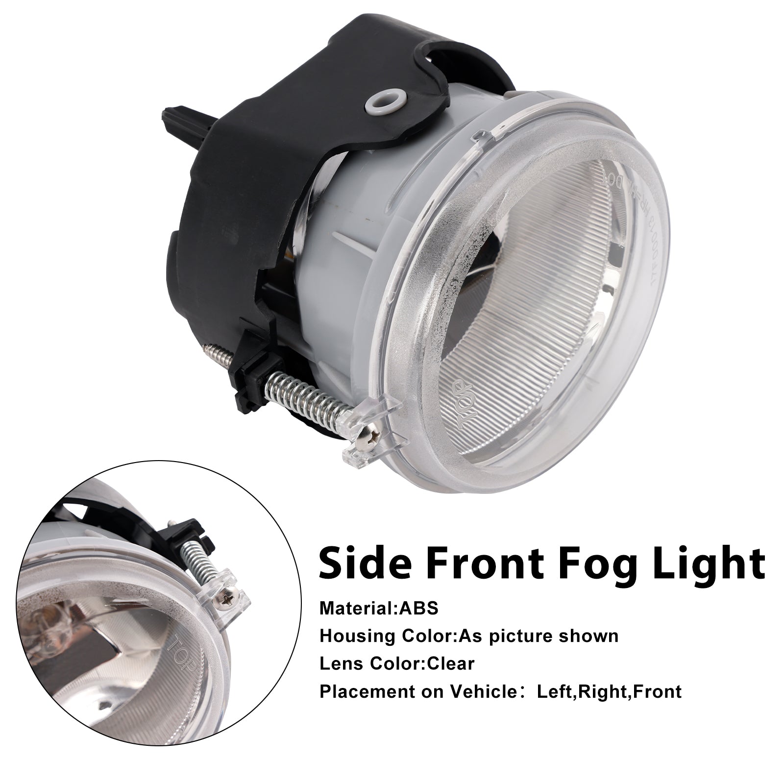 1 stk front tåkelys for jeep compass dodge lader kaliber 5182025aa