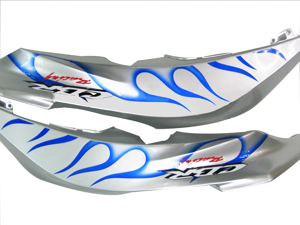 2007-2008 Honda CBR 600 RR Argent & Blue Flame Racing Carénages Générique