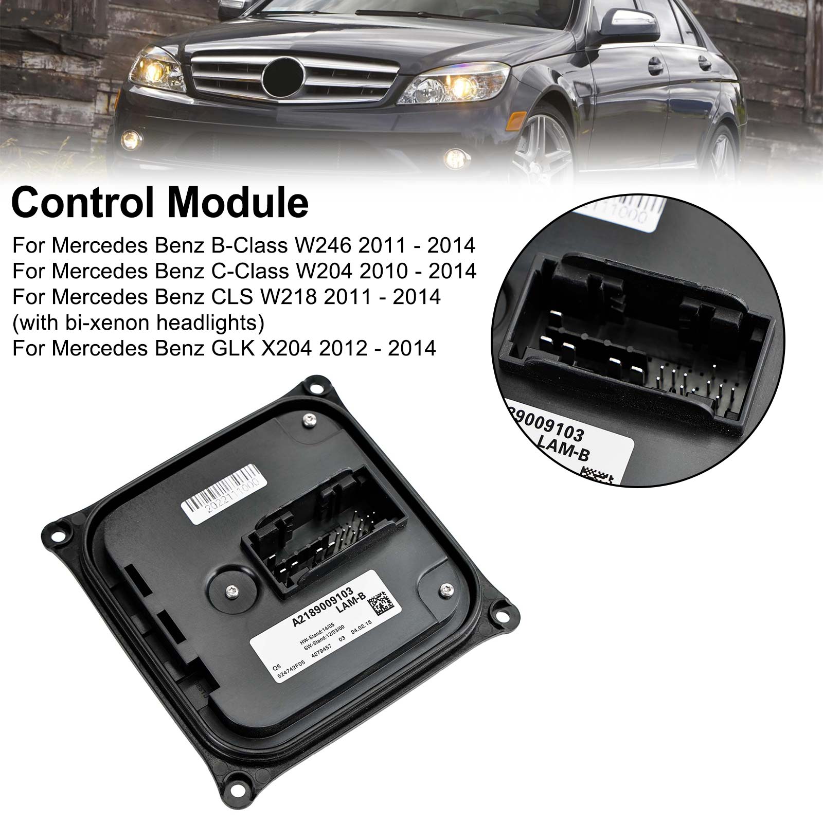 A2189009103 2011-2014 Mercedes Benz B-Class W246 LED Turnlight Control Module