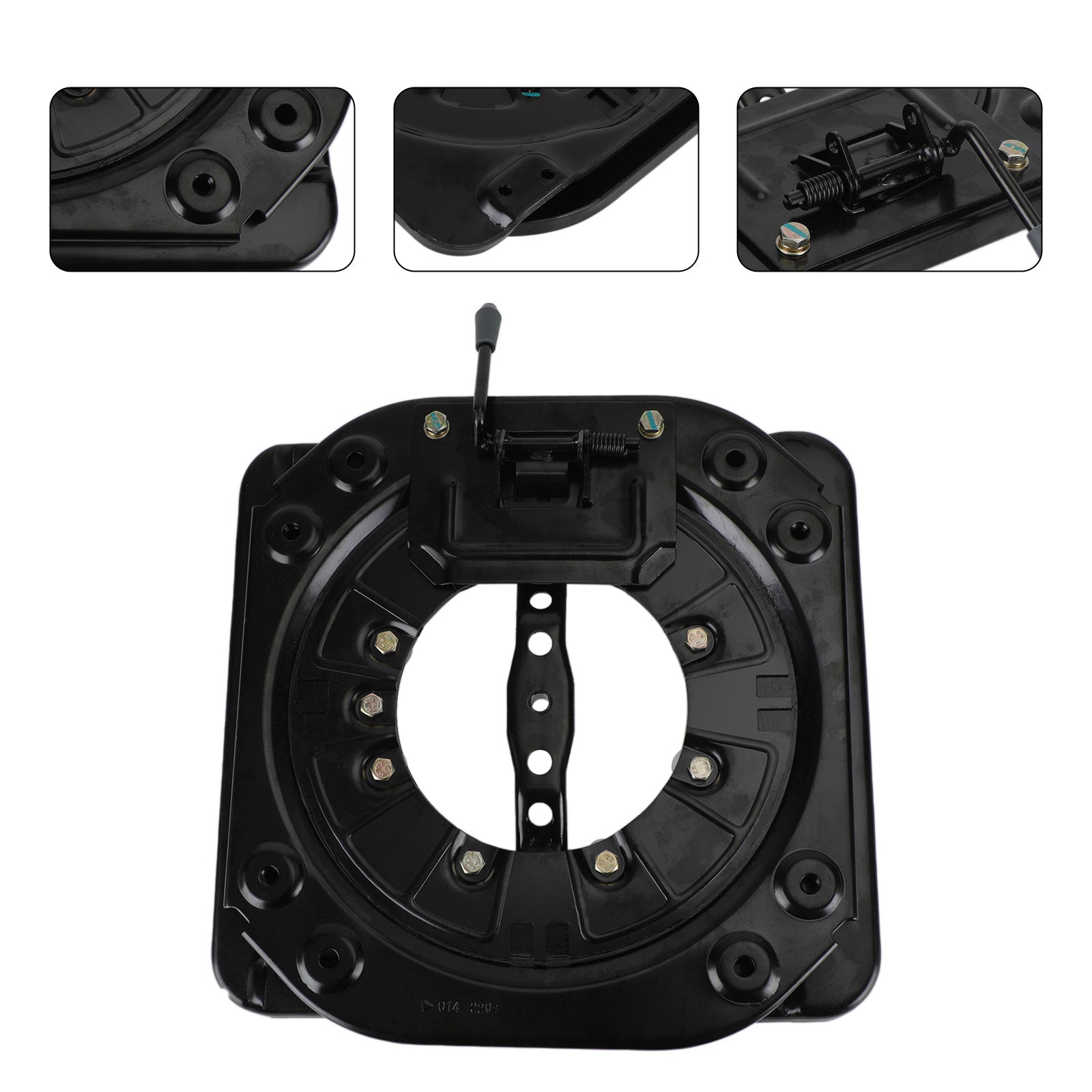 Universal 36cm x 39cm Motorhome Seat Swivel Turntable Campervan Chassis Modification