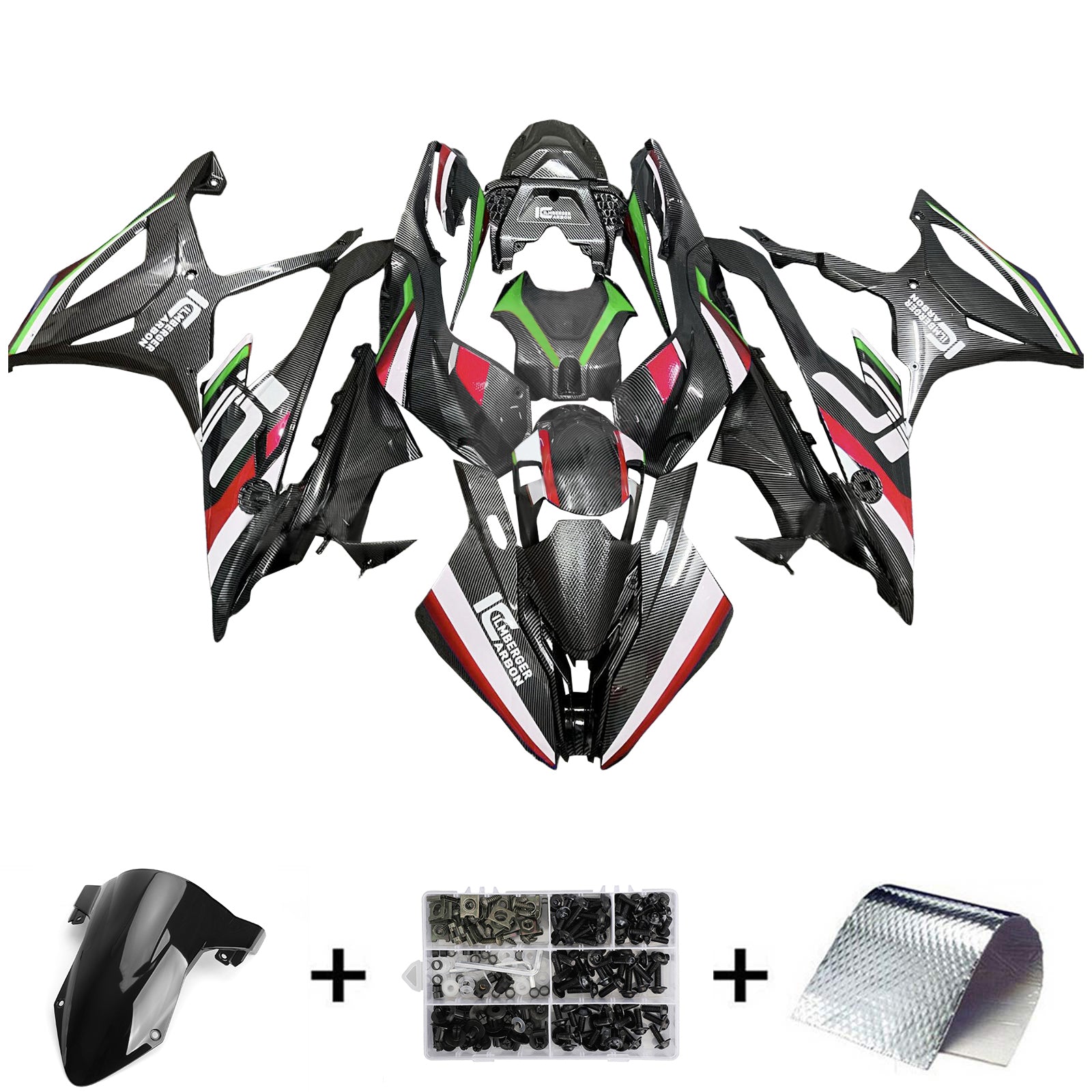 2019-2022 BMW M1000RR S1000RR INJECTION KIT FAIRING KIT BODLOW ABS PLASTIQUE