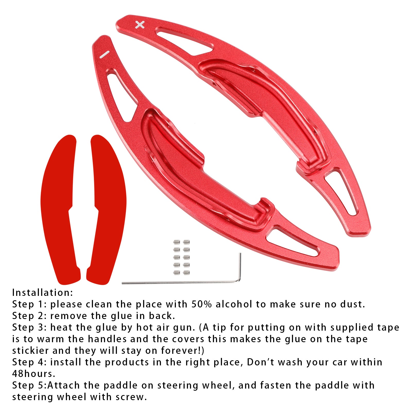 Ratthjulets skifterforlengelse for BMW M3 M4 x5m x6m aluminium