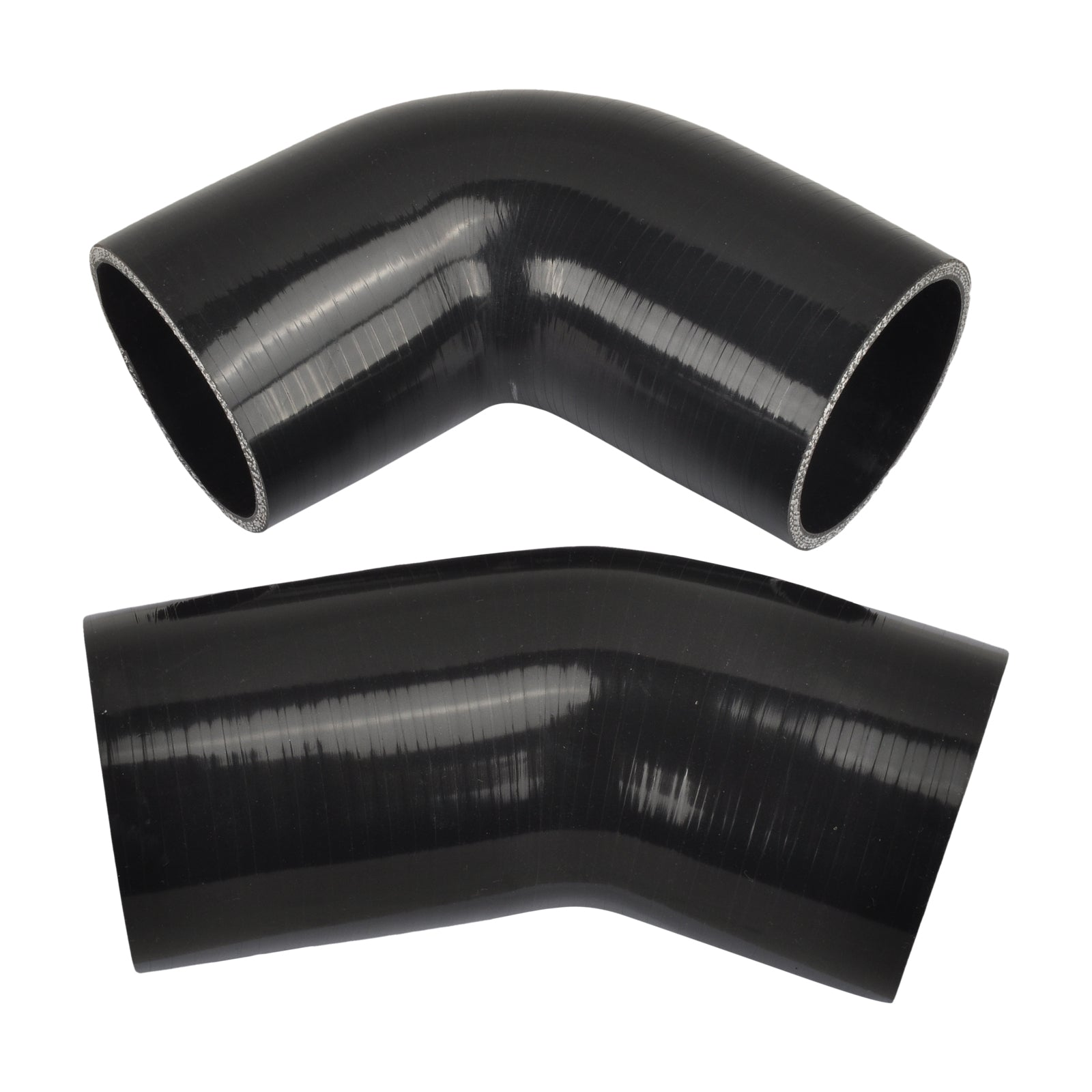 3" Intercooler-rørmansjettsett for GM 6,6L LB7 Duramax Diesel 2002-2004 Svart