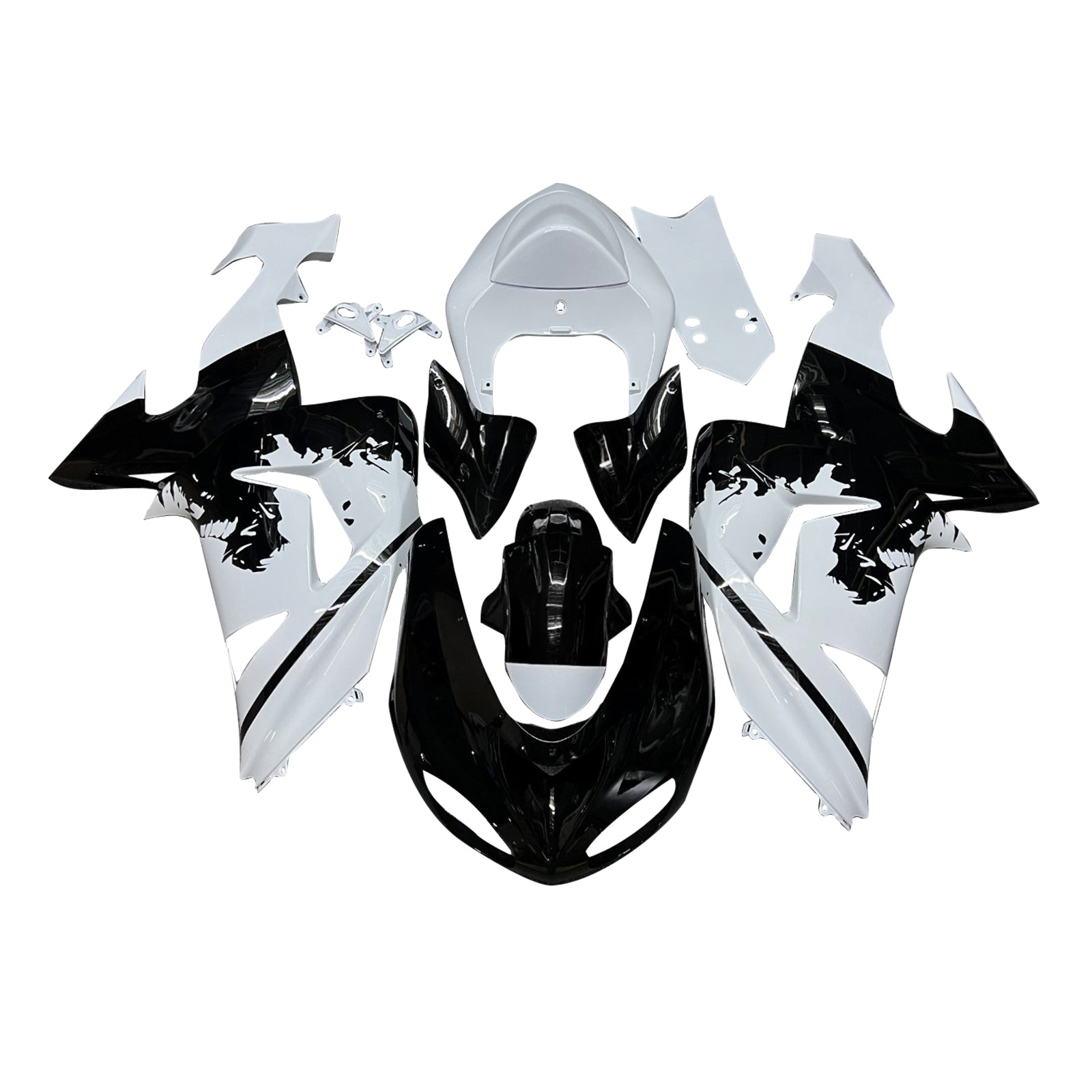 Injectiekuipset carrosserie kunststof ABS geschikt voor Kawasaki ZX10R 2006-2007