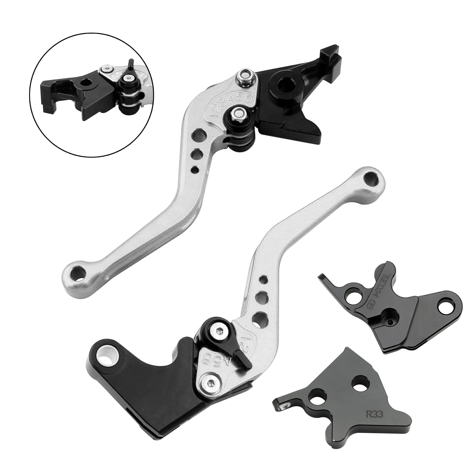 2005-2014 Yamaha YBR125 Ny kort clutchbremsespak