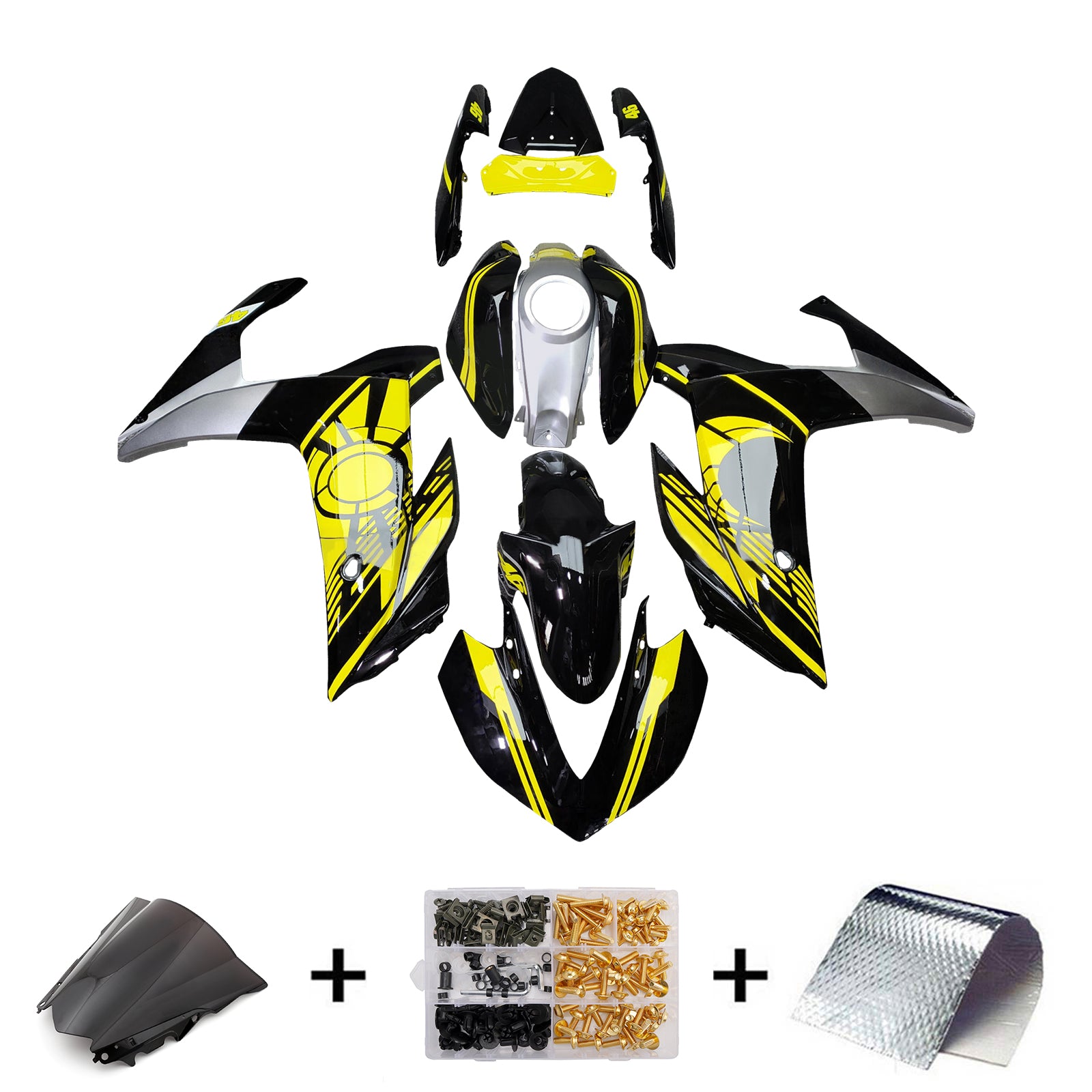 Injection Fairing Kit Bodywork ABS For Yamaha YZF-R3 2014-2018 R25 2015-2017