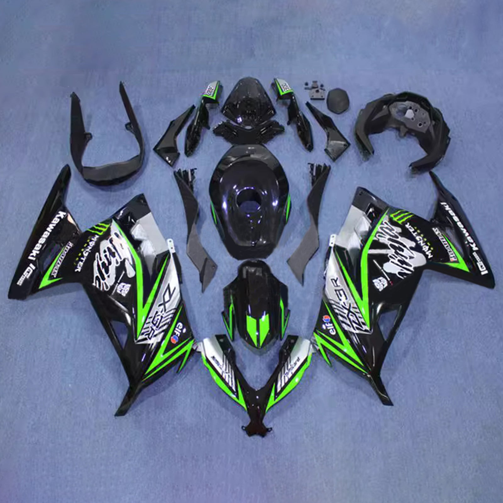 Kit carena iniezione carrozzeria in plastica ABS adatta per Kawasaki EX300 Ninja 300 2013-2024