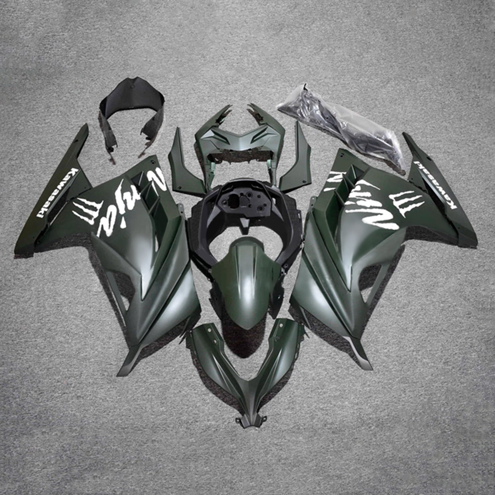 Kit carena iniezione carrozzeria in plastica ABS adatta per Kawasaki EX300 Ninja 300 2013-2024