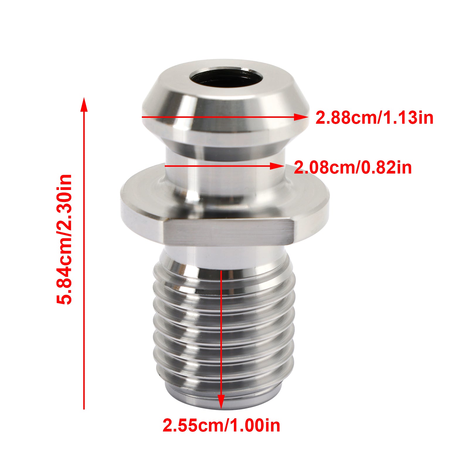 Bouton de rétention de goujon de traction CAT50 45 ° 1.140 ", 10 pièces, adapté pour Mazak CNC