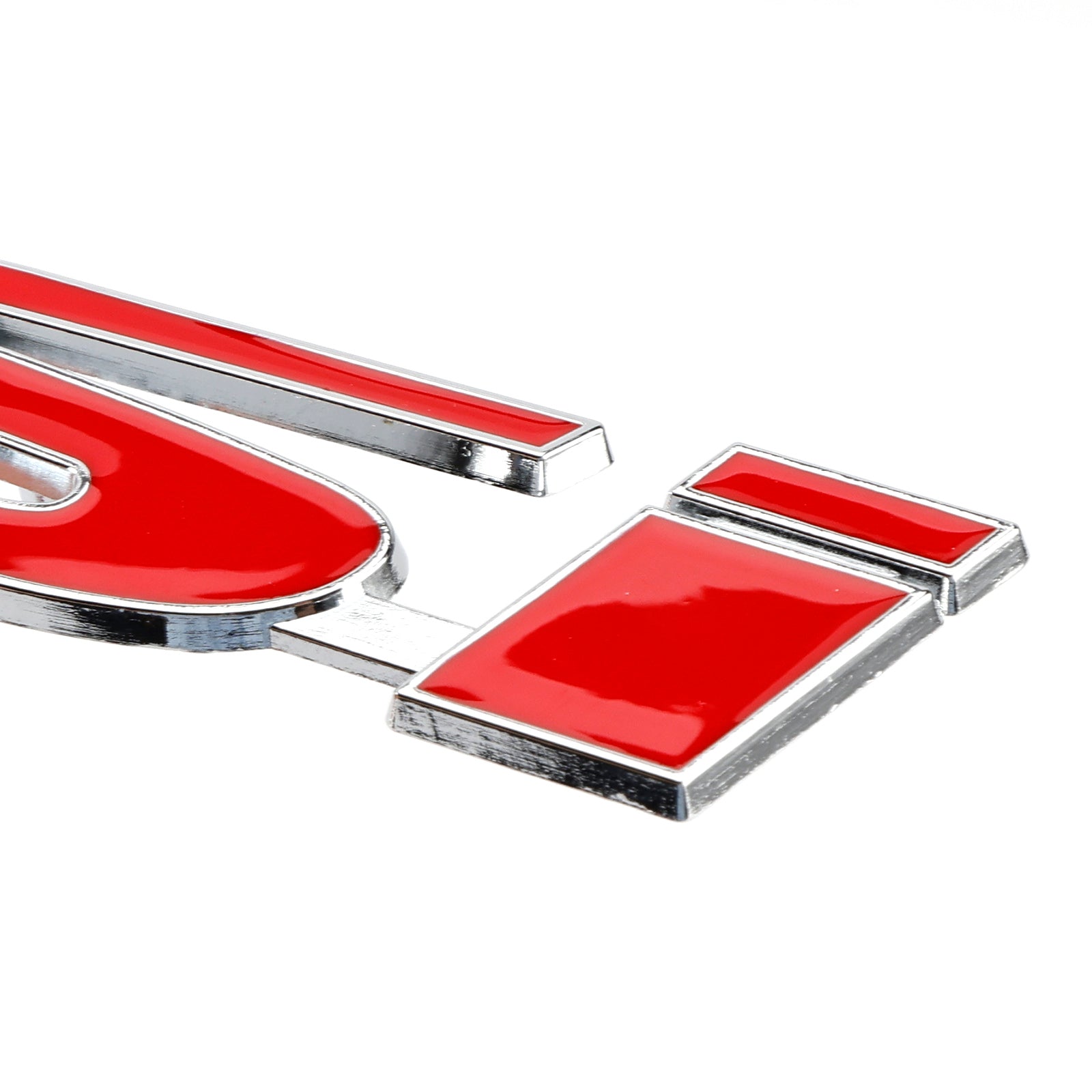 Si voorgrille embleem sticker badge voor Honda rood-zilver
